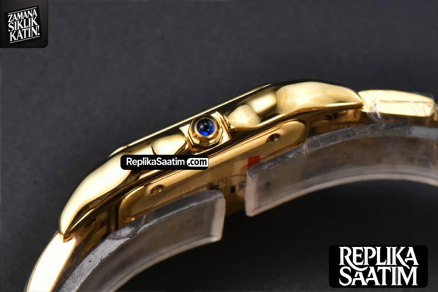 Panthère Secrete Ladies 27mm YG BVF White Dial Diamond Bezel RG Bracelet Ronda Quartz -12