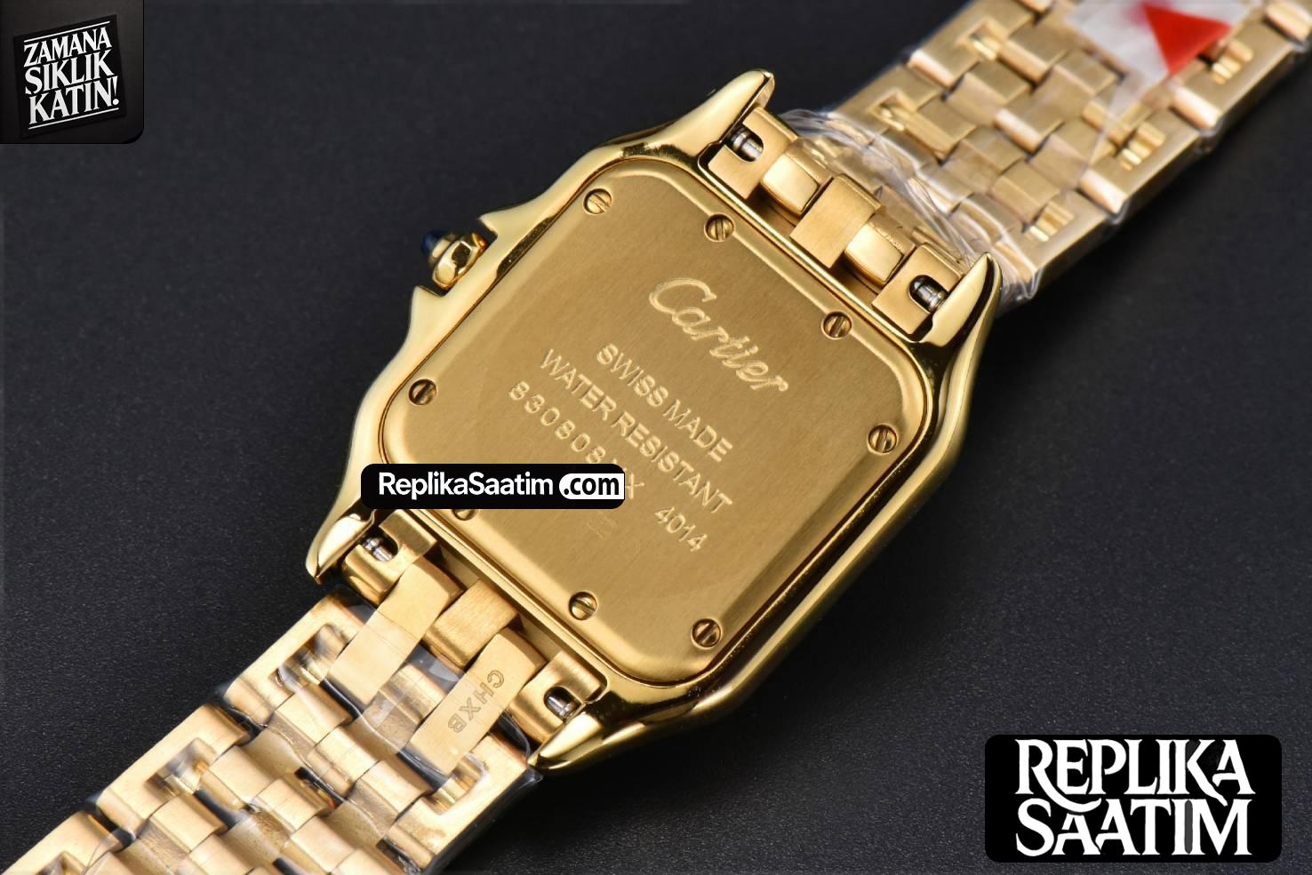 Panthère Secrete Ladies 27mm YG BVF White Dial Diamond Bezel RG Bracelet Ronda Quartz -14