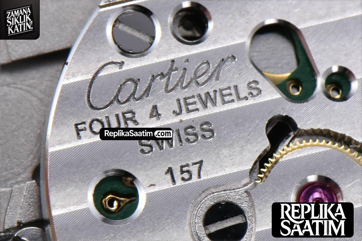 Panthère Secrete Ladies 27mm YG BVF White Dial Diamond Bezel RG Bracelet Ronda Quartz -19
