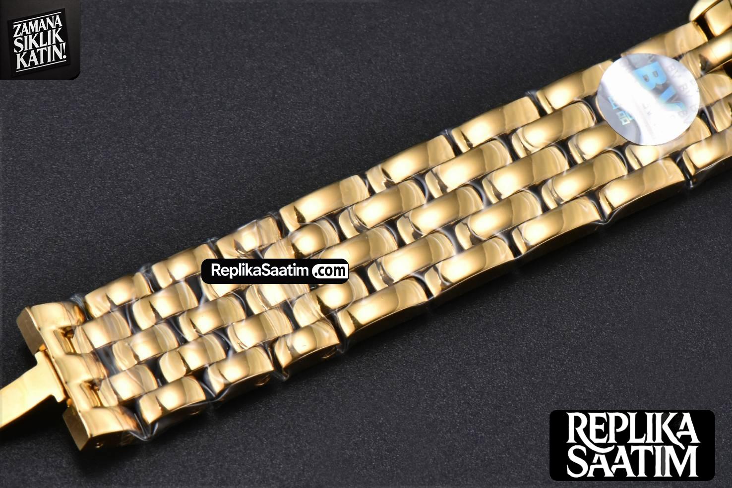 Panthère Secrete Ladies 27mm YG BVF White Dial Diamond Bezel RG Bracelet Ronda Quartz -21
