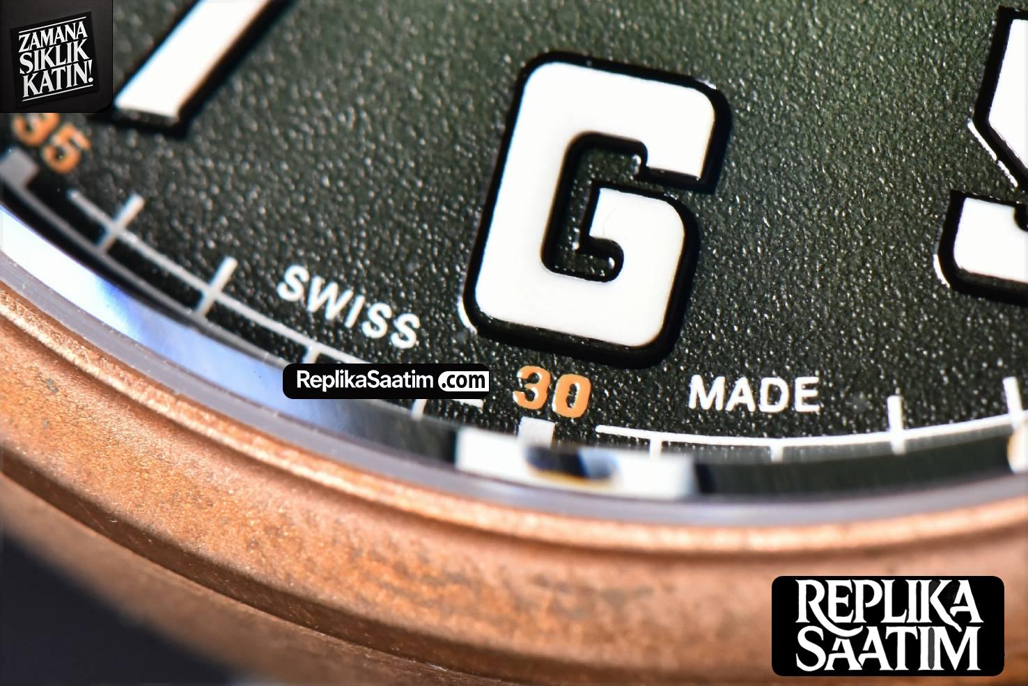 Pilot Type 20 Extra Special Bronze XF 45MM Green Dial Green Leather Strap A2824 -05