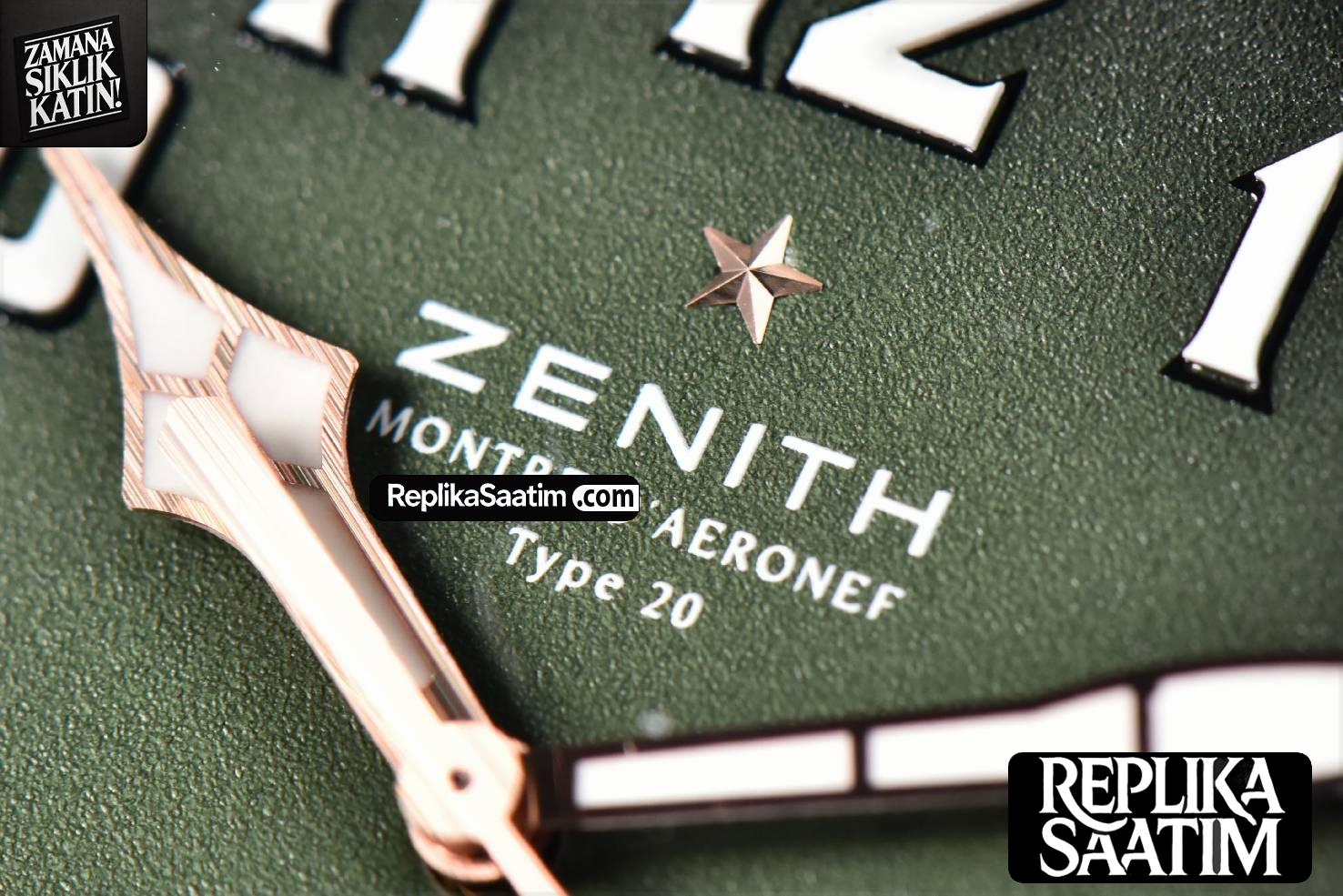 Pilot Type 20 Extra Special Bronze XF 45MM Green Dial Green Leather Strap A2824 -06