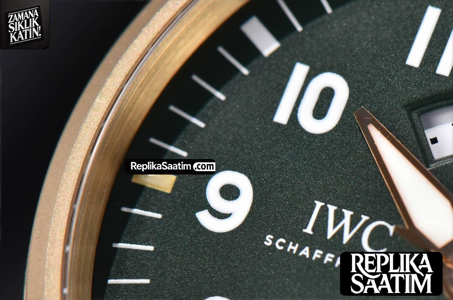 Pilot UTC Spitfire ZF 41MM “MJ271” Bronze Green Dial Brown Leather Strap A2836 -06