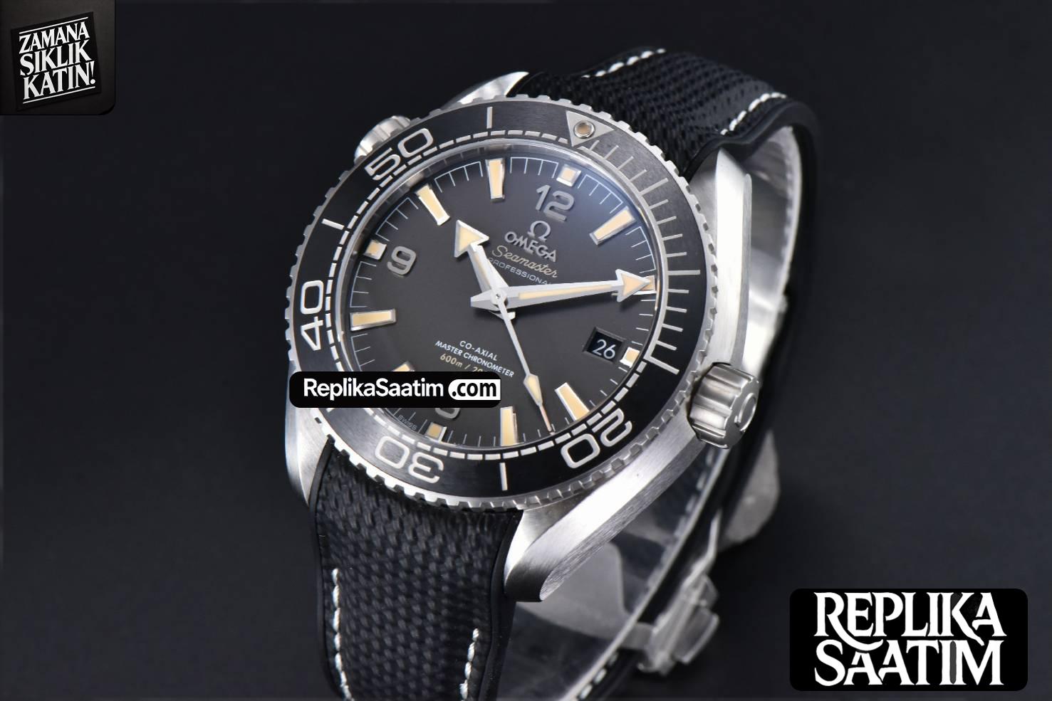 Planet Ocean 43.5mm VSF  Black Black Dial Rubber Strap A8900 -03