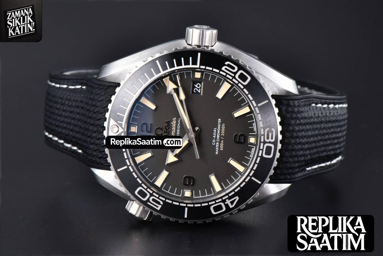 Planet Ocean 43.5mm VSF  Black Black Dial Rubber Strap A8900 -13