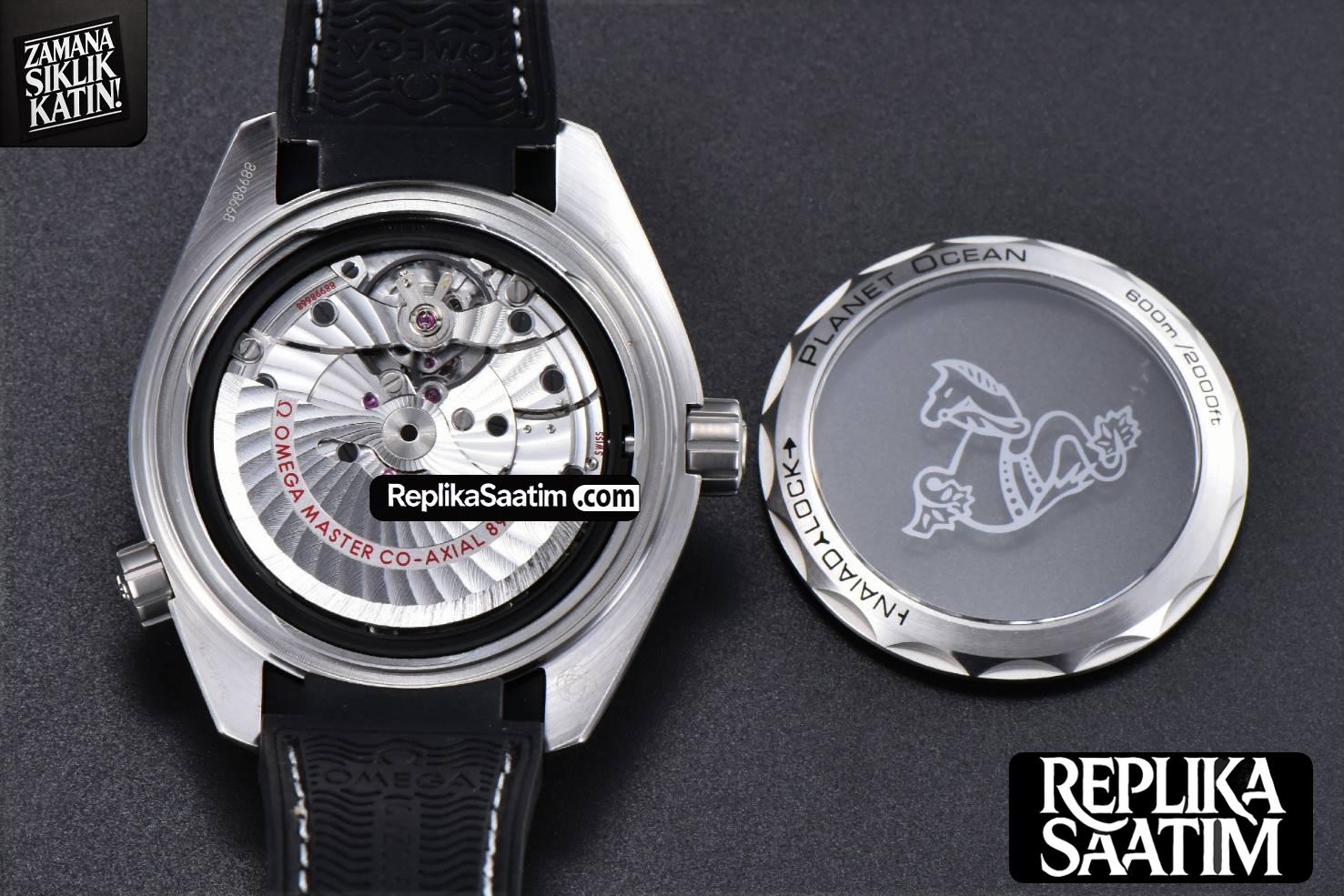 Planet Ocean 43.5mm VSF  Black Black Dial Rubber Strap A8900 -21