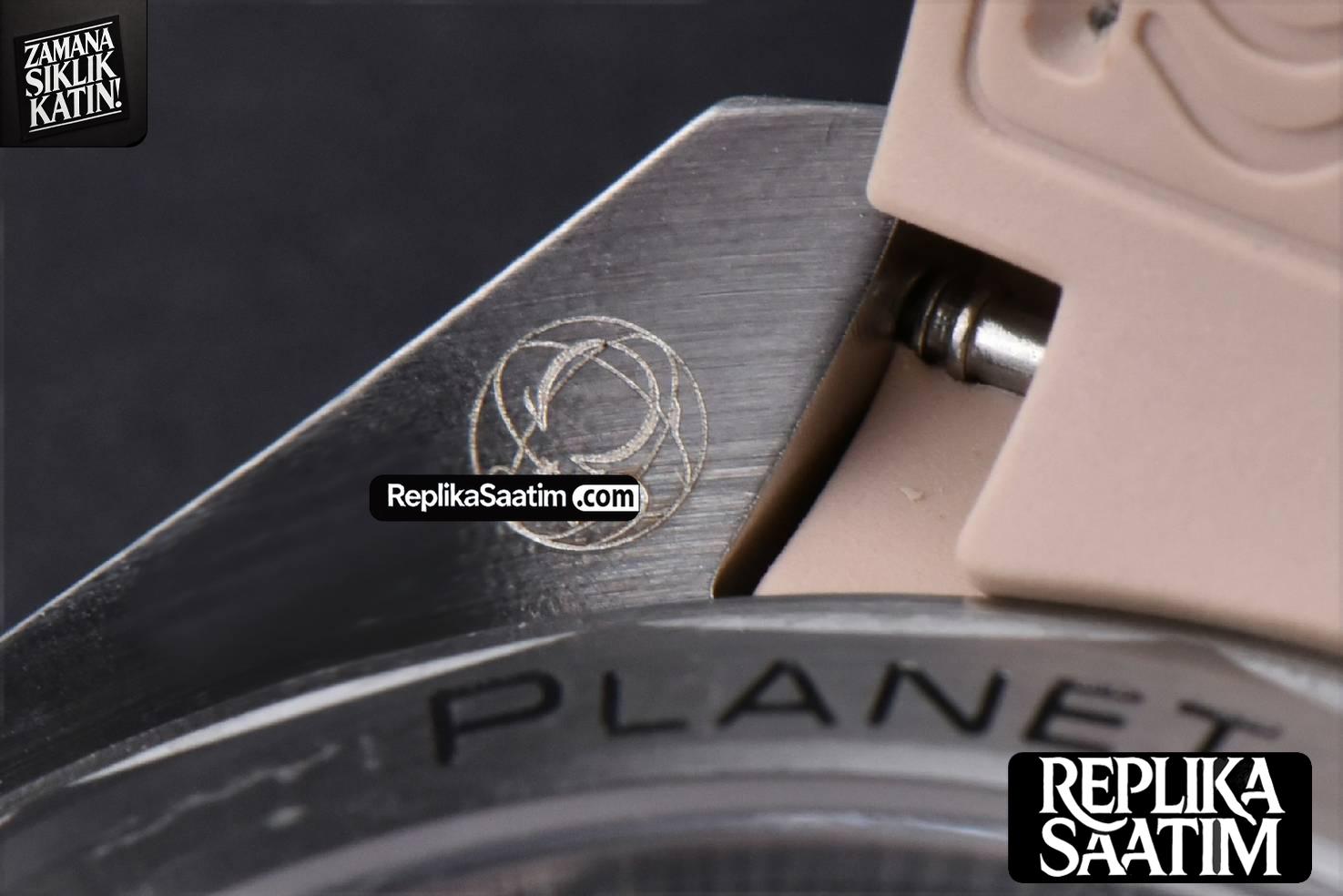 Planet Ocean 43.5mm VSF  Brown Salmon Dial Rubber Strap A8900 -17