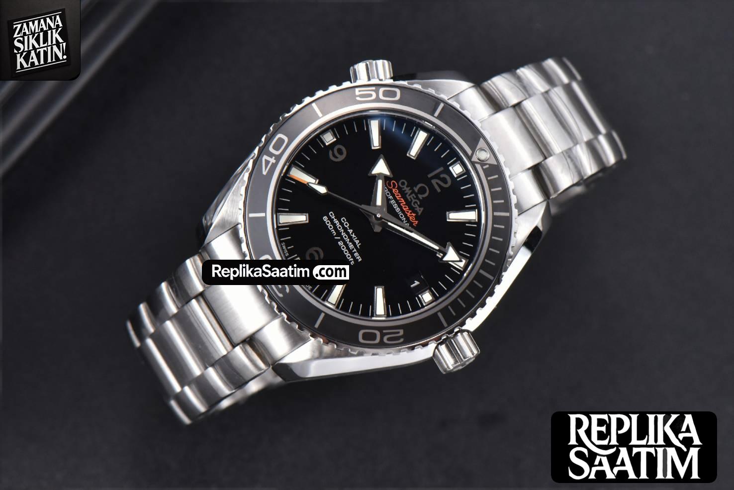 Planet Ocean 600m 42mm VSF Black Dial SS Bracelet A8500 -03