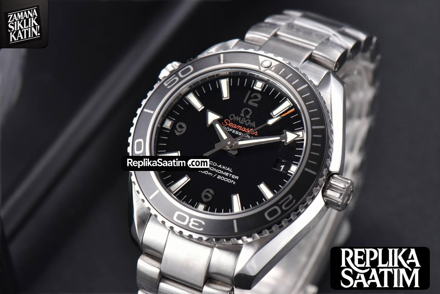 Planet Ocean 600m 42mm VSF Black Dial SS Bracelet A8500 -04