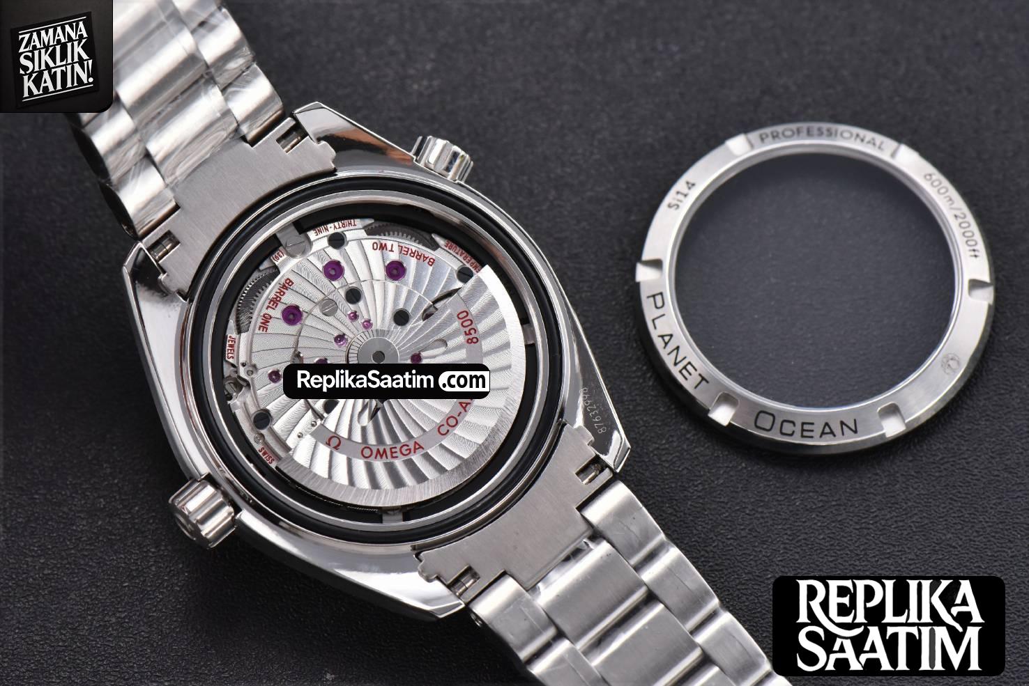 Planet Ocean 600m 42mm VSF Black Dial SS Bracelet A8500 -14
