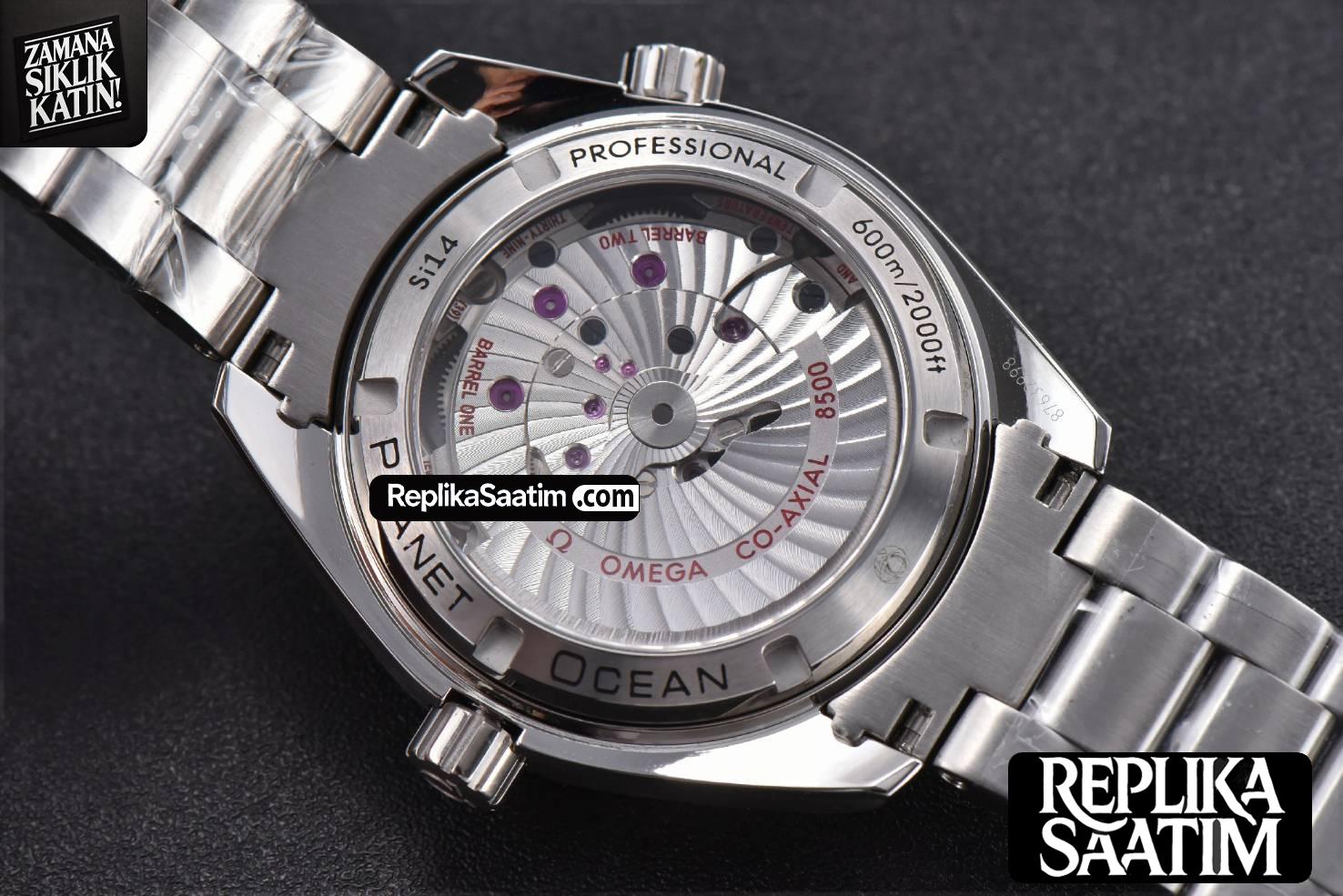 Planet Ocean 600m 42mm VSF Black Dial SS Bracelet A8500 -16