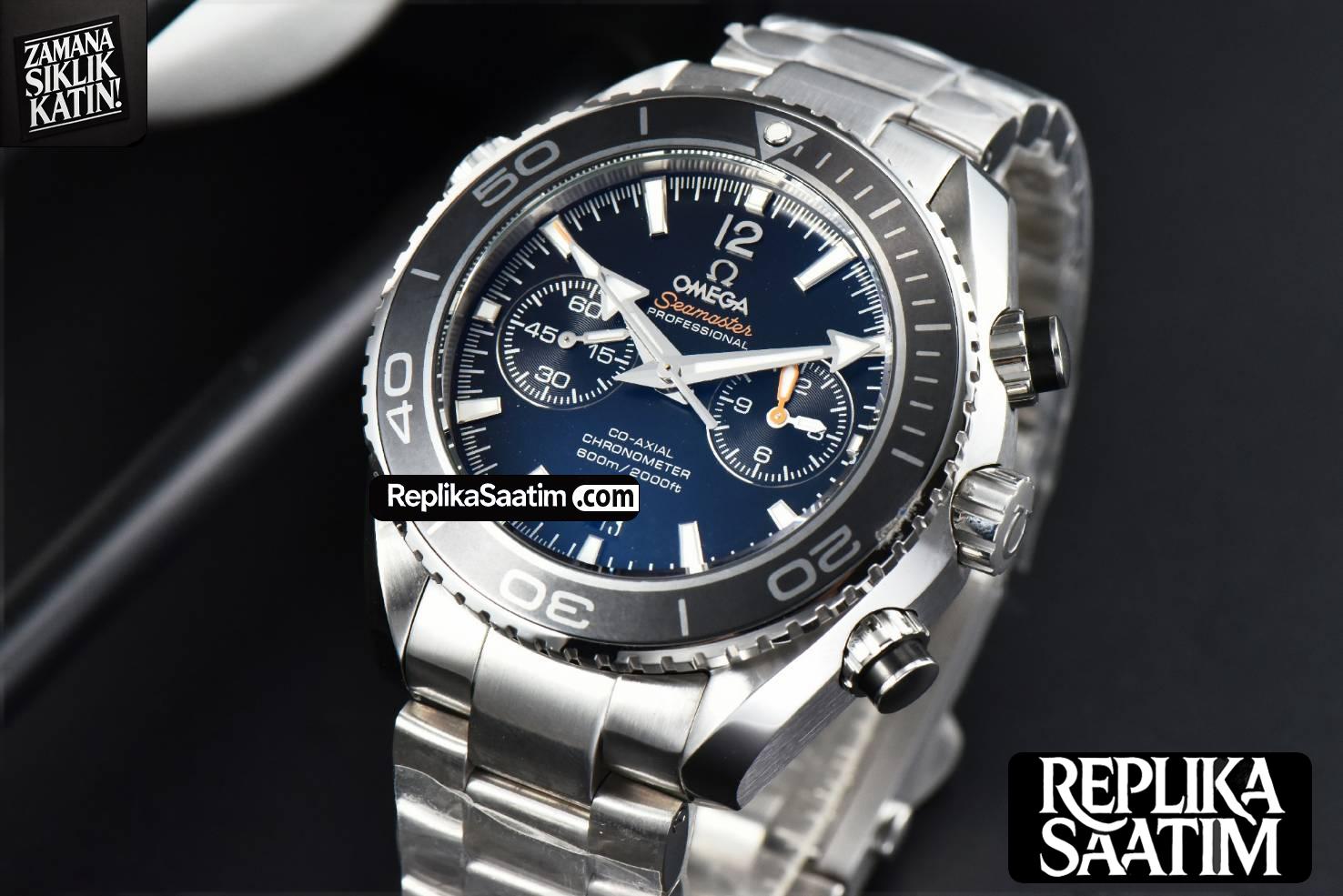 Planet Ocean Chrono 45.5mm OMF Black Dial SS Bracelet A9300 -03