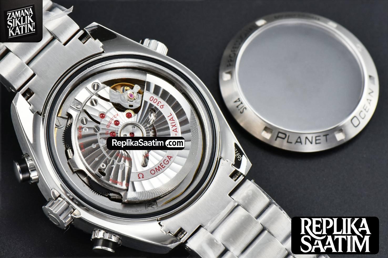 Planet Ocean Chrono 45.5mm OMF Black Dial SS Bracelet A9300 -22