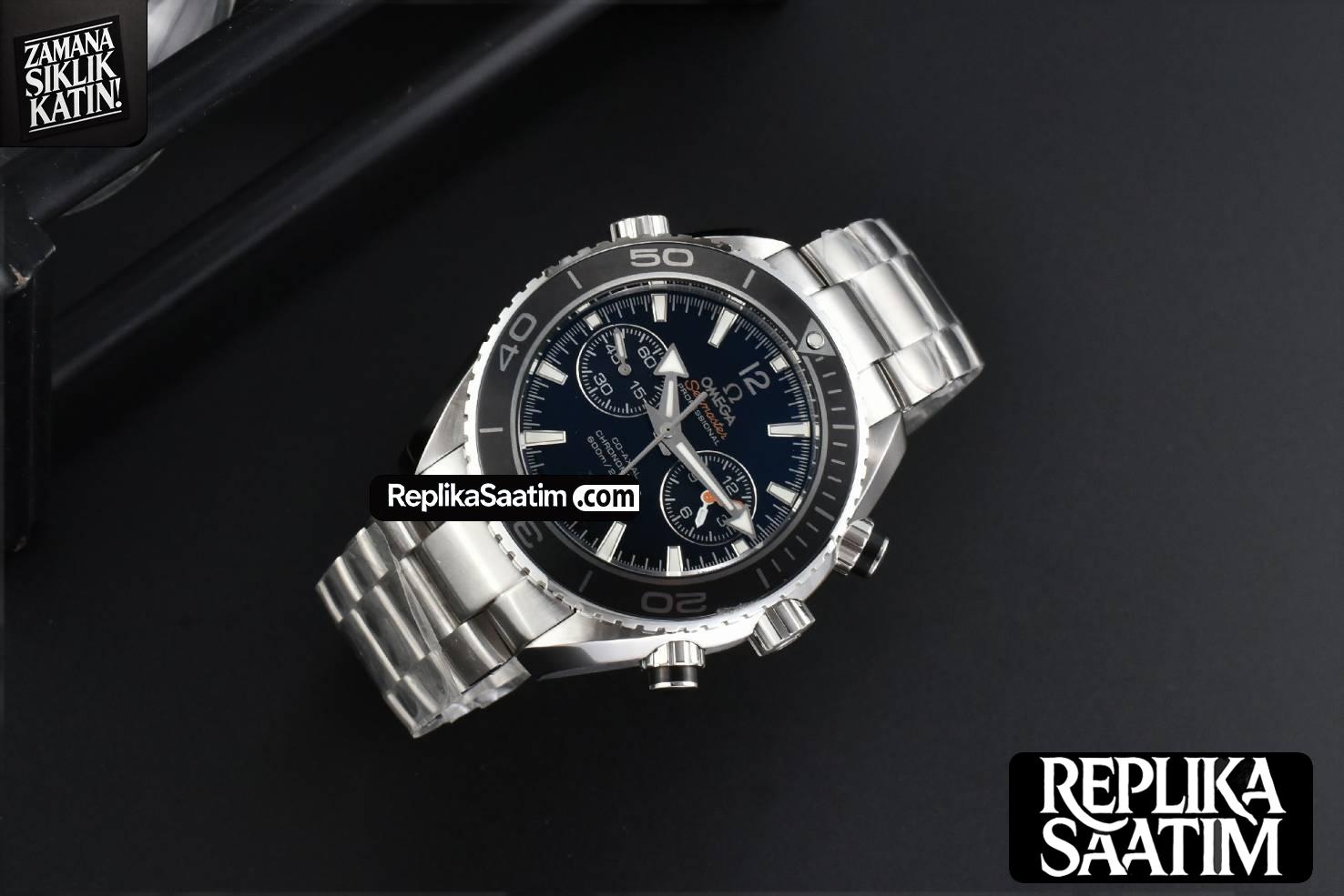 Planet Ocean Chrono 45.5mm OMF Black Dial SS Bracelet A9300 -30