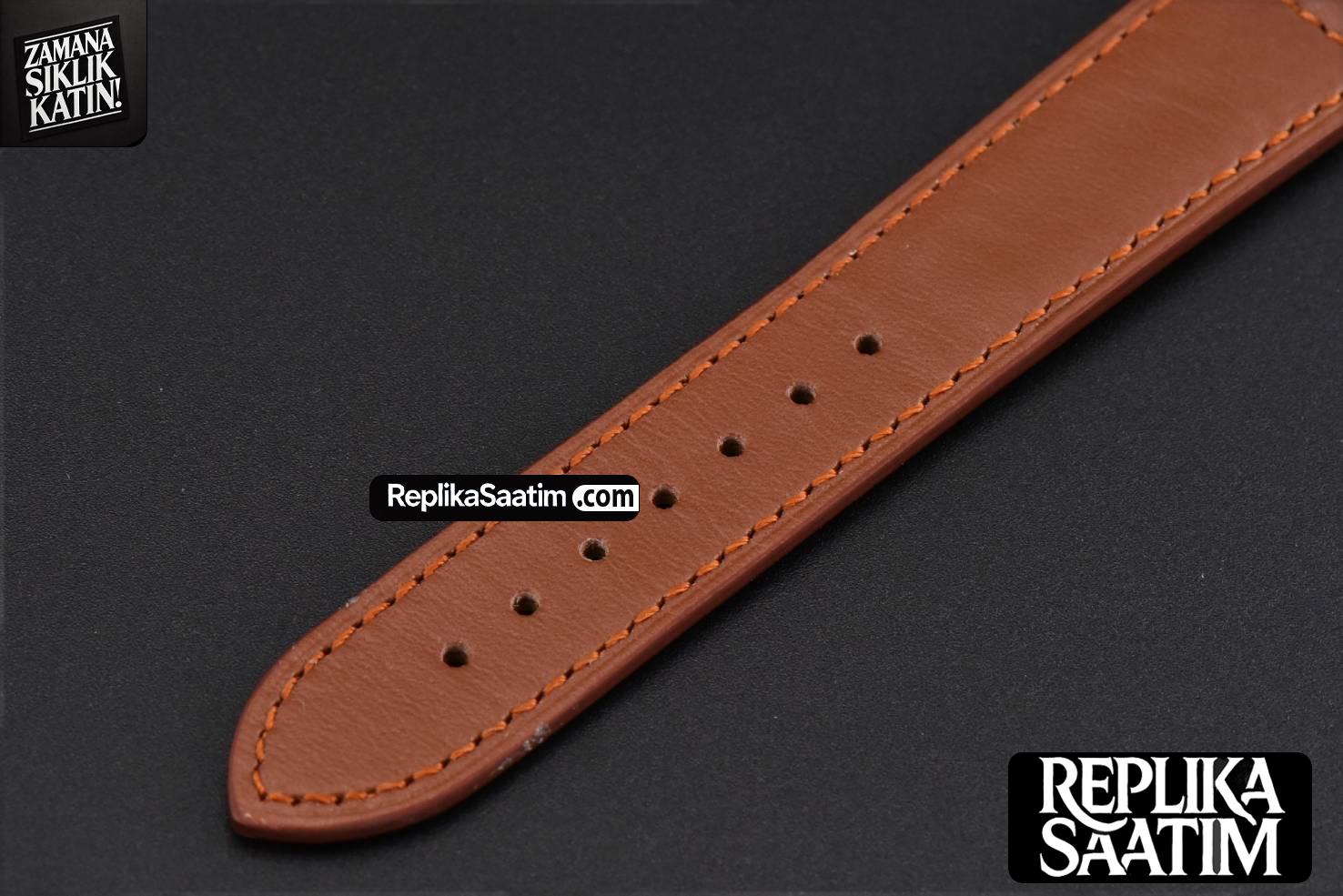 Polaris Geographic 40mm LTF Blue Dial Brown Leather Strap MIYOTA 9015 -27