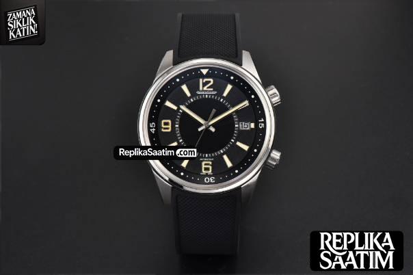 Polaris Geographic 42mm JQKF Black Dial Black Rubber Strap A2824 -02
