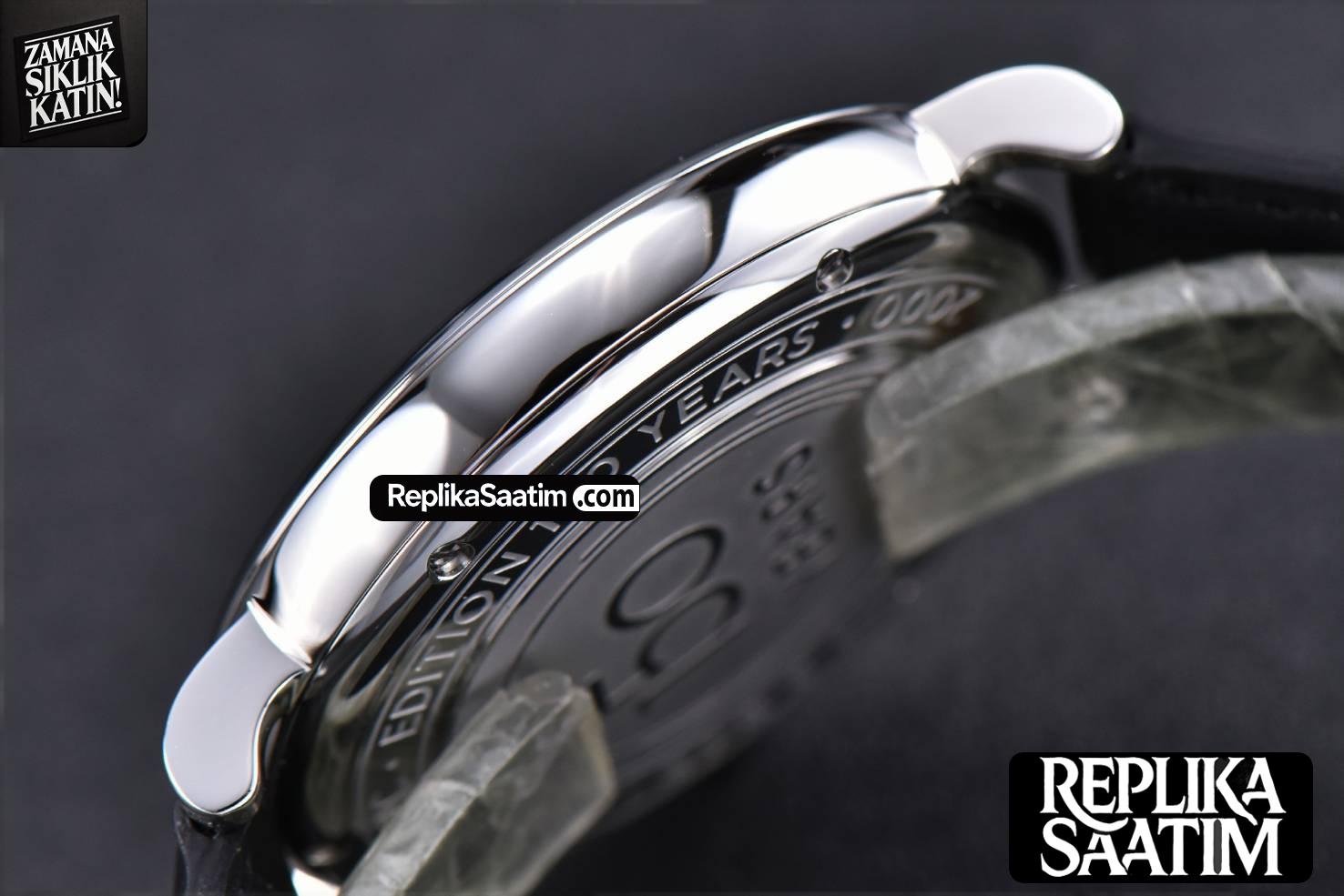 Portofino ‘150 Years’ 40MM V7F Blue Dial Silver Markers Black Leather Strap A2892/SW200 -11