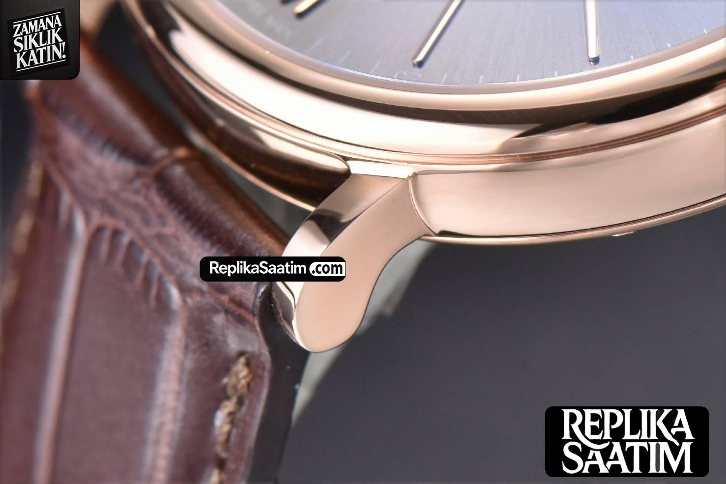 Portofino ‘150 Years’ 40MM V7F RG Gray Dial RG Markers Brown Leather Strap A2892/SW200 -11