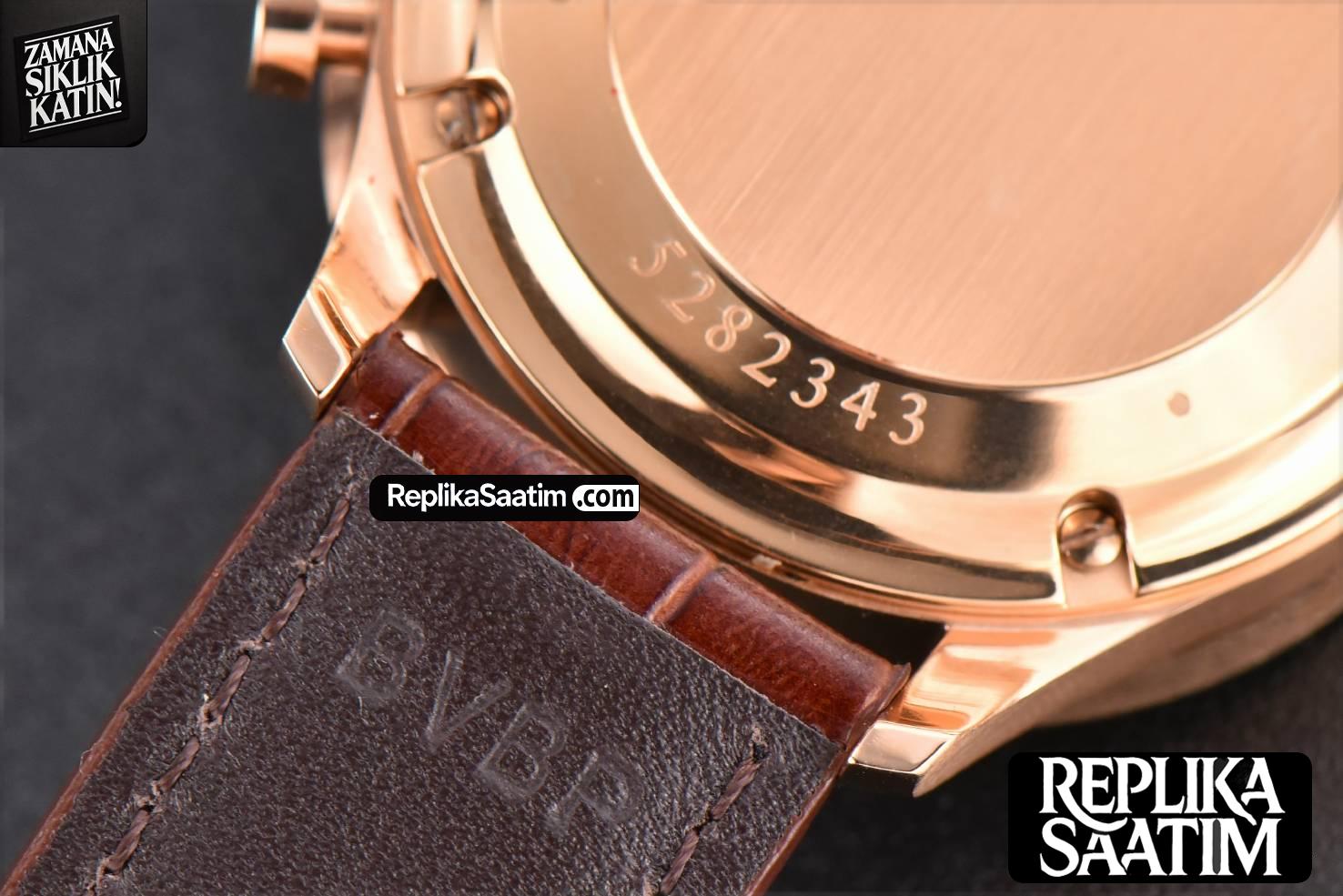 Portugieser Chrono IW371210 ZF 41MM RG Black Dial Brown Strap Cal69355 -18