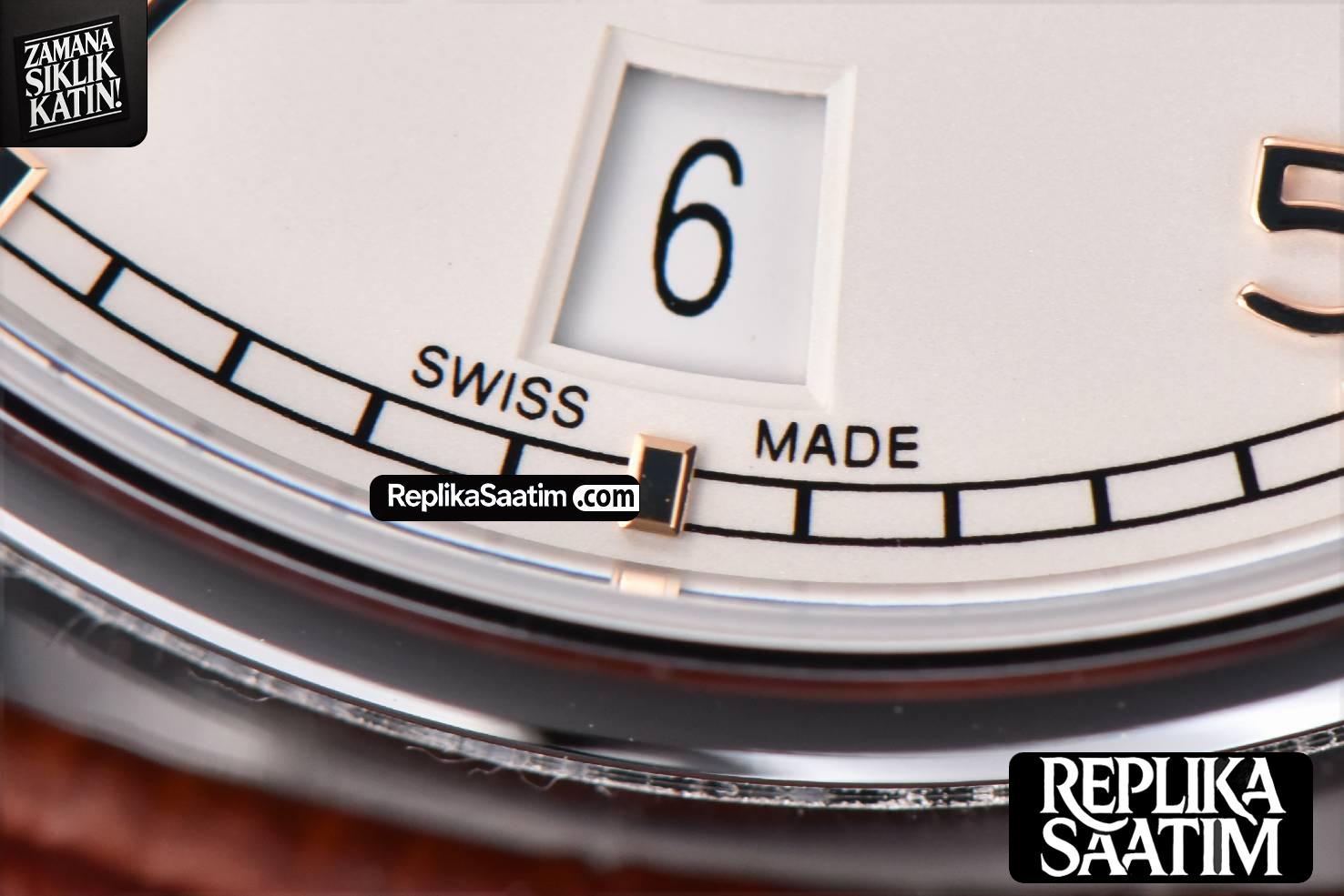 Portuguese Real PR IW500114 ZF 42MM White Dial RG Marker Brown Leather Strap A51011 -06