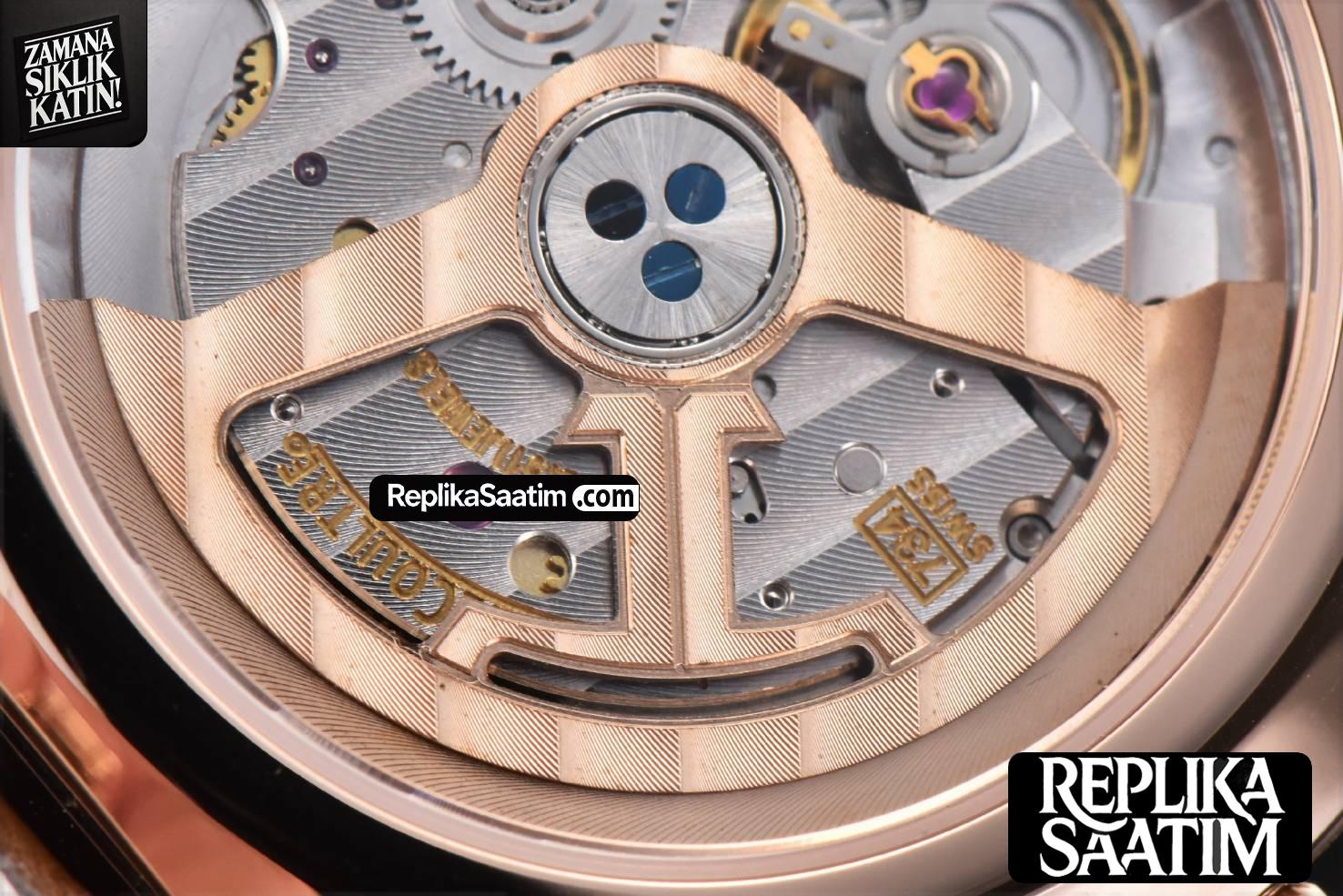 Rendez-Vous 36mm RG KZF Diamond Sky Brown Dial Brown Leather Strap 9015 -16