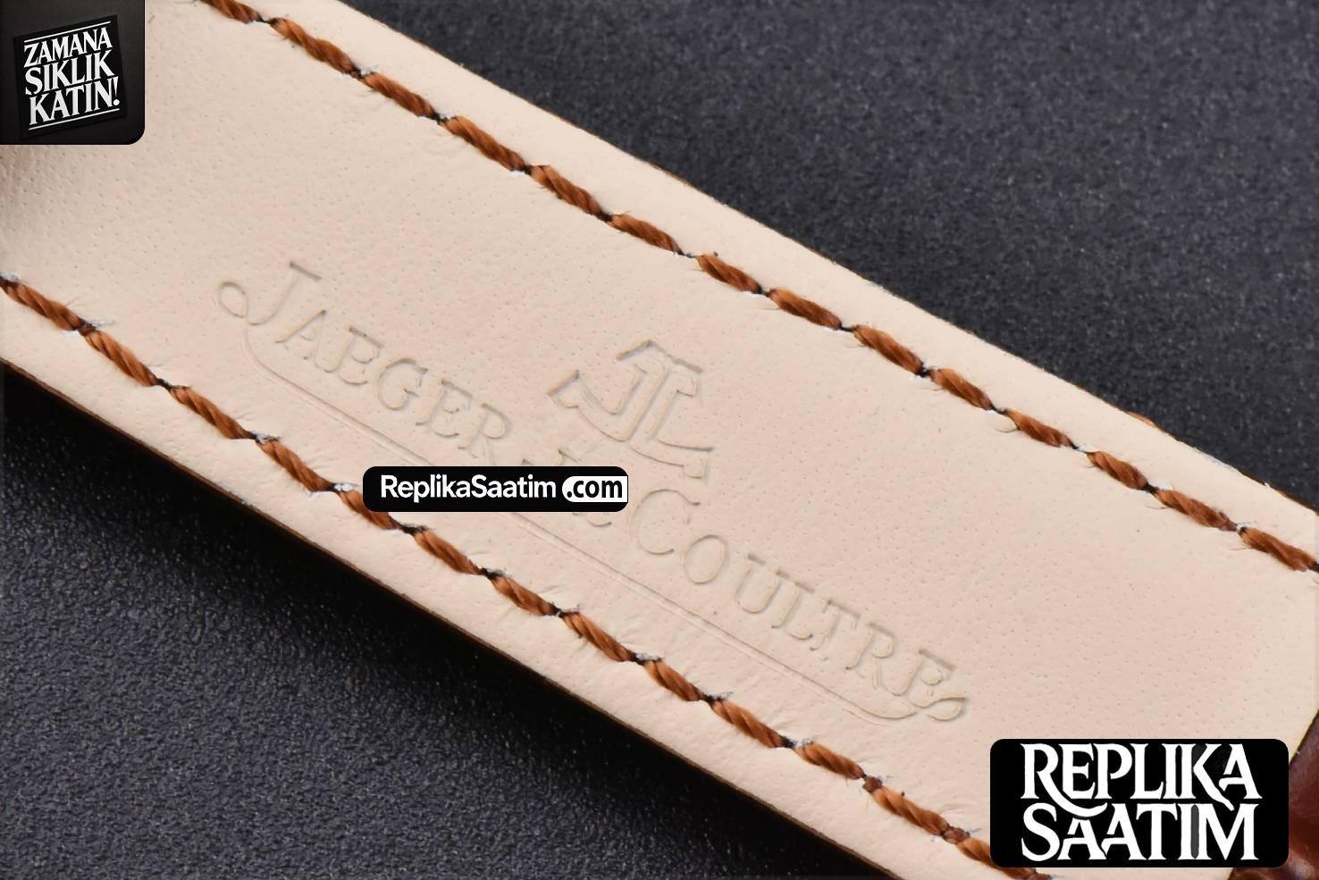 Rendez-Vous Night & Day 34mm APSF RG Diamond White Textured Dial Brown Leather Strap A898 -22