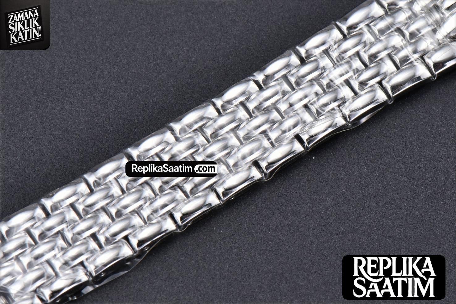 Rendez-Vous Night & Day 34mm APSF White Textured Dial SS Bracelet A898 -25