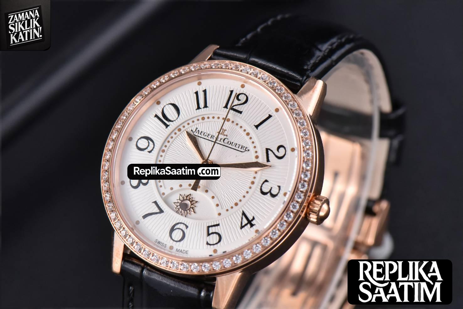 Rendez-vous Night Day ZF 37mm RG Diamond White Dial Brown Leather Strap MY9015 -03