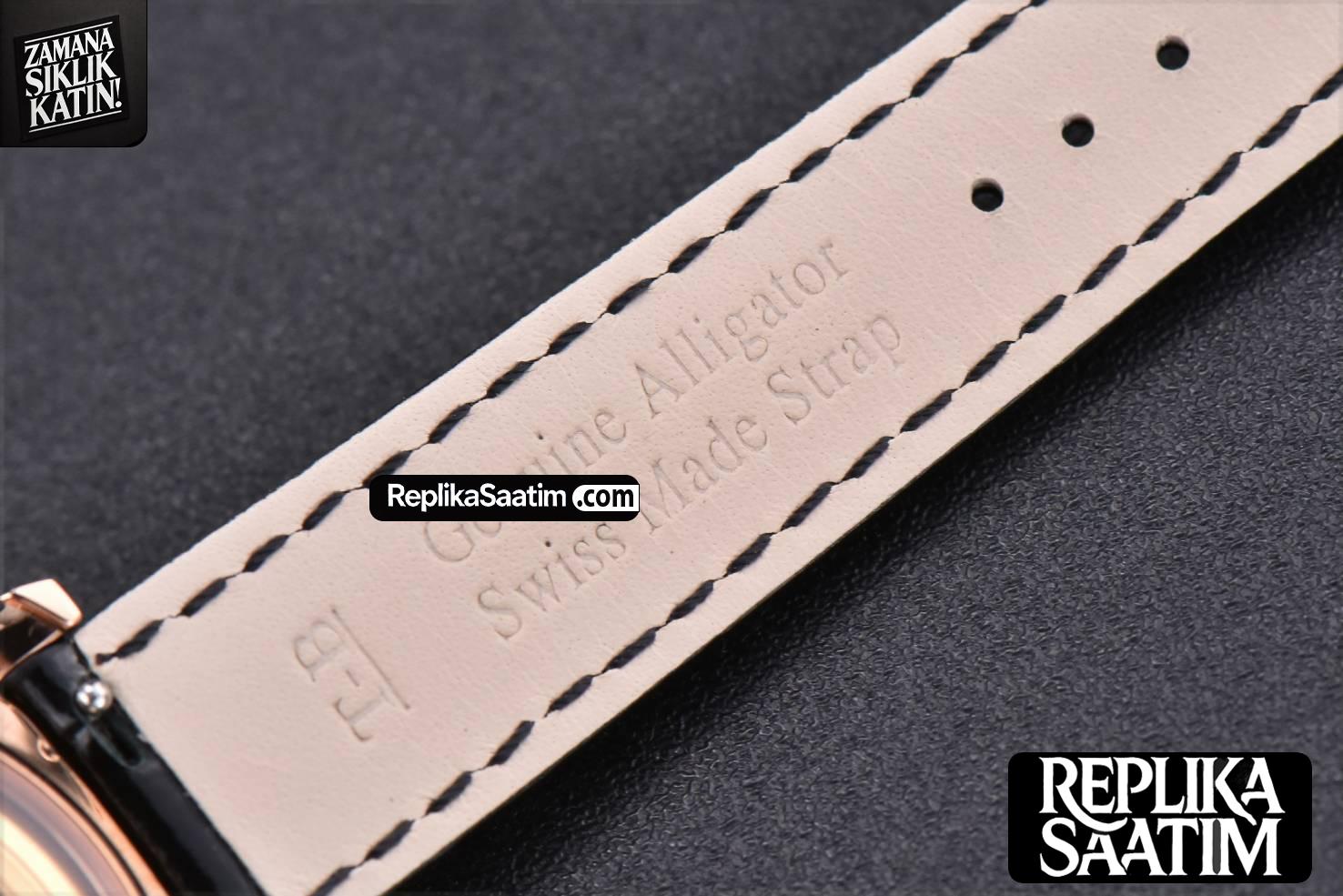 Rendez-vous Night Day ZF 37mm RG Diamond White Dial Brown Leather Strap MY9015 -20