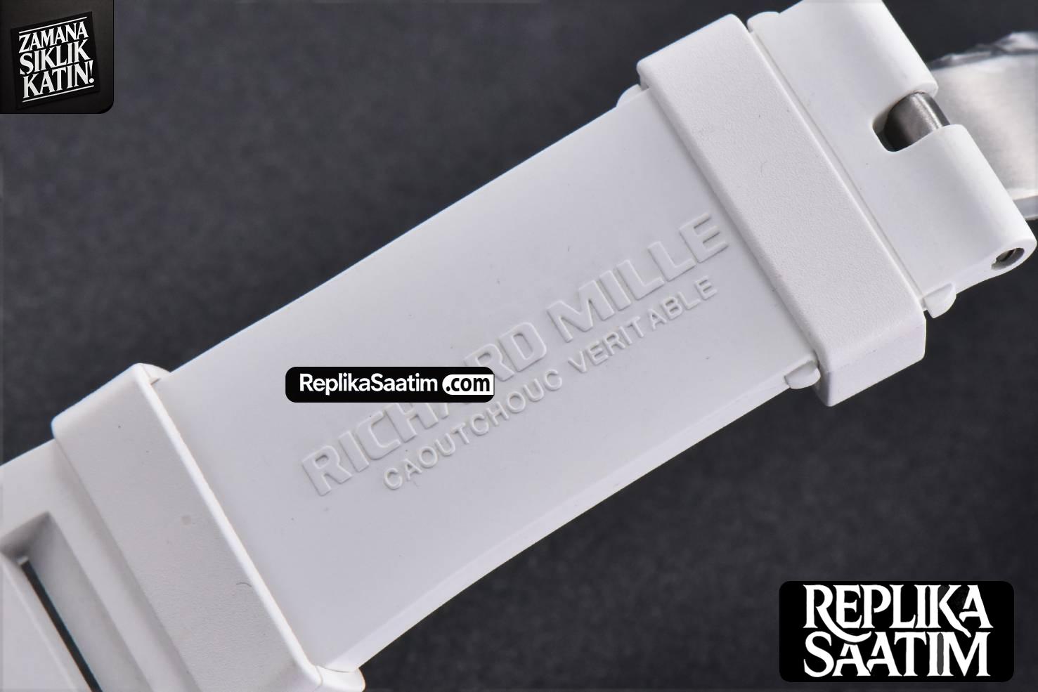 RM035-02 42mmx50mm Red Carbon ZF Dial on white Rubber Strap NH05A V5 -21