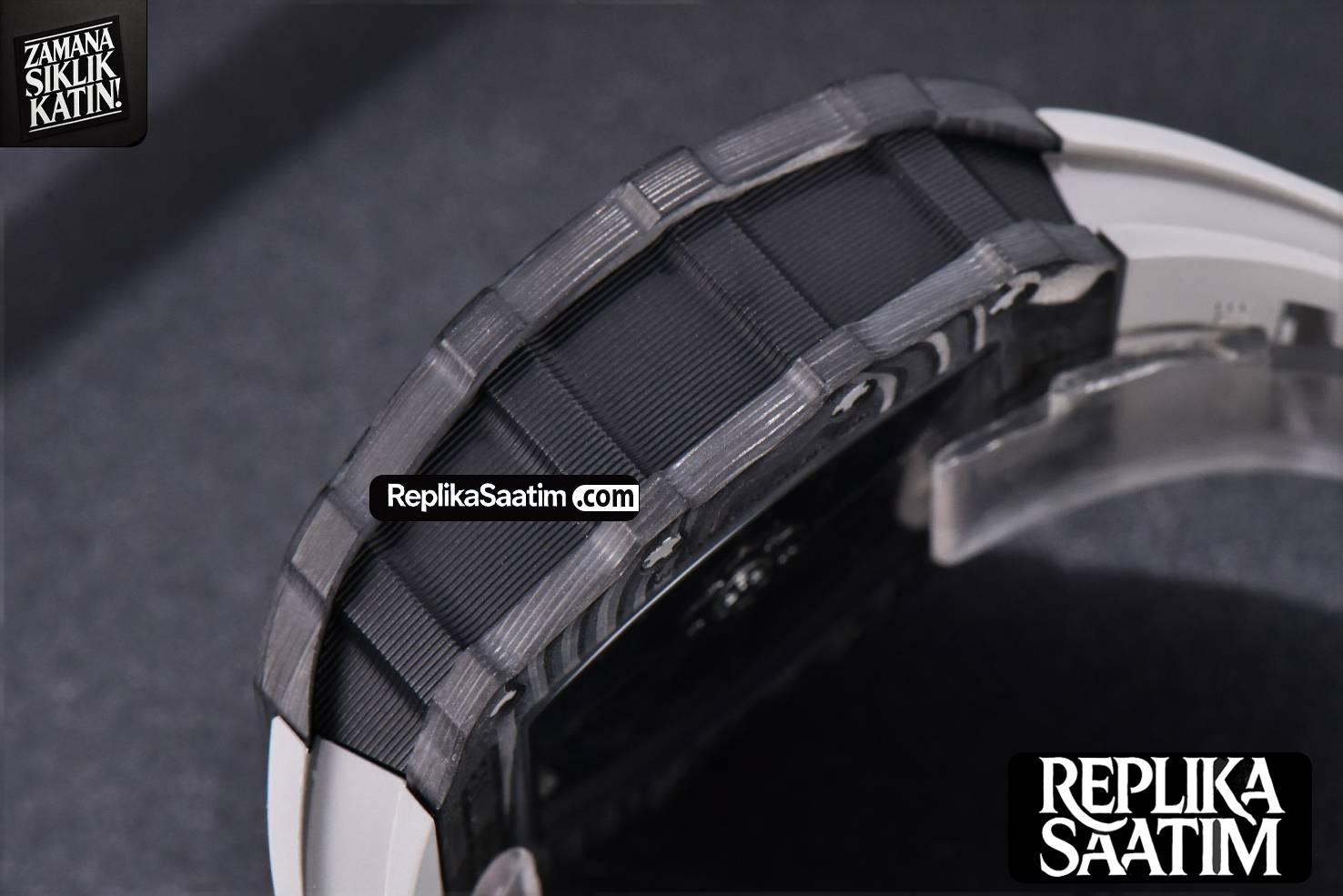 RM035-02 KVF Skeleton Dial Red on Gray Rubber Strap MIYOTA8215 V3 -12
