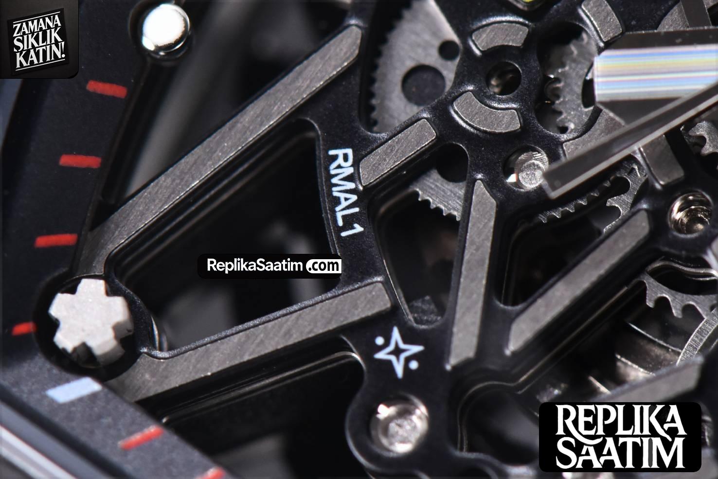 RM035-02 KVF Skeleton Dial Red on White Rubber Strap MIYOTA8215 V3 -06