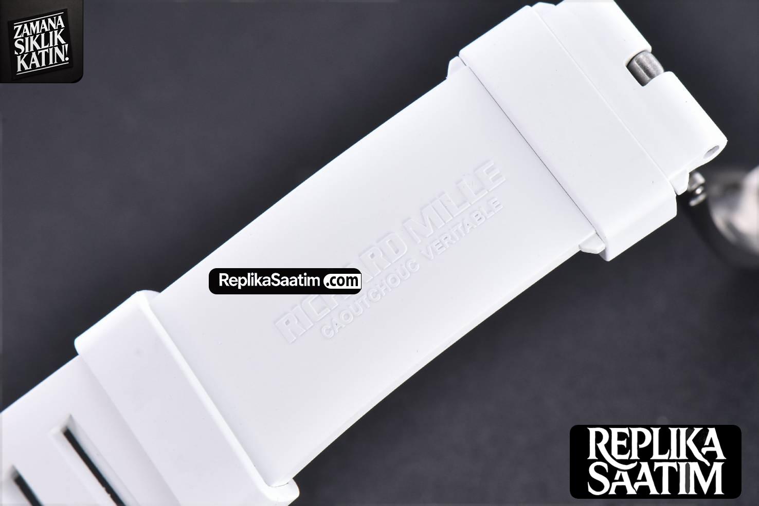RM035-02 KVF Skeleton Dial Red on White Rubber Strap MIYOTA8215 V3 -19
