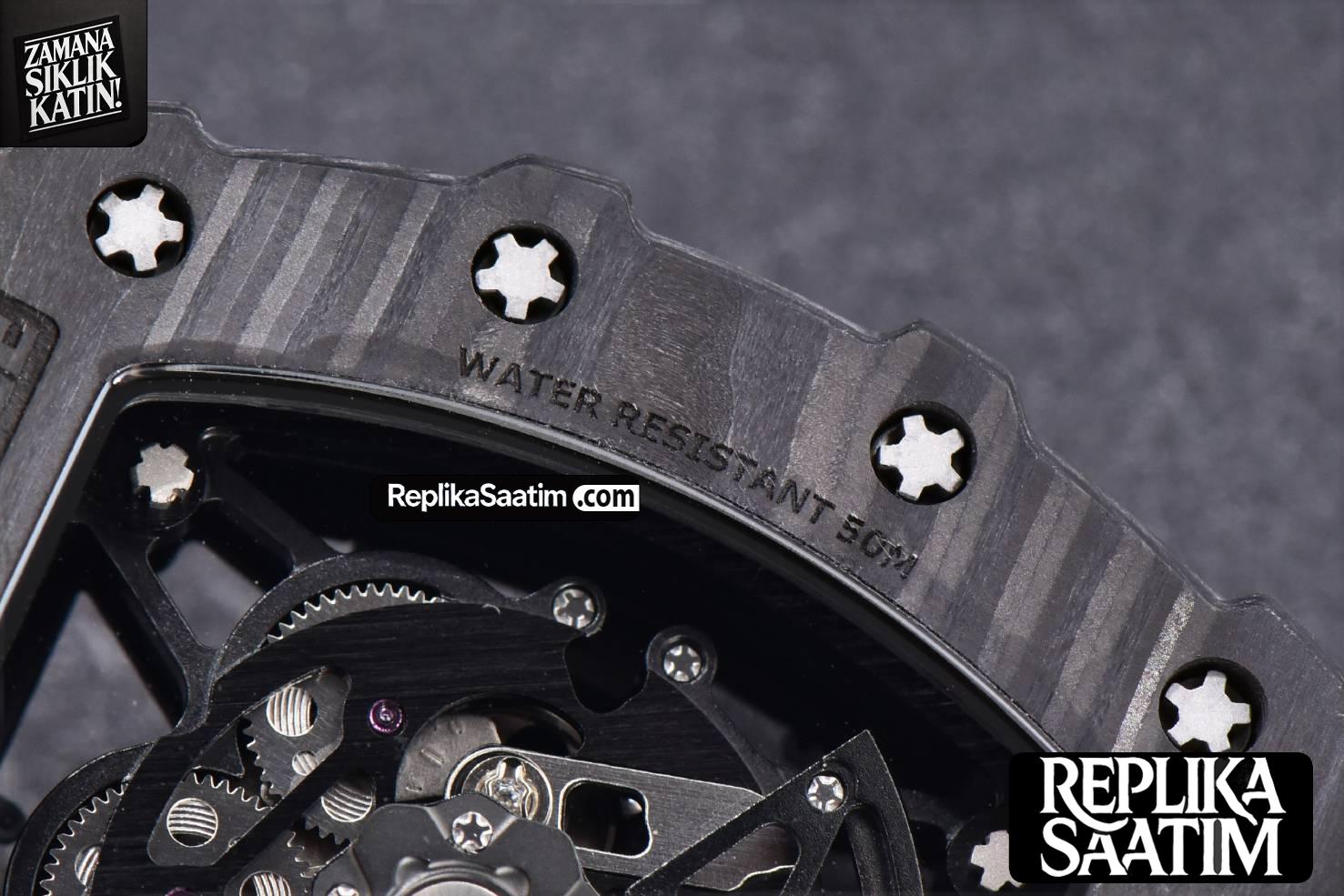 RM035-02 KVF Skeleton Dial Red on Yellow Rubber Strap MIYOTA8215 V3 -17