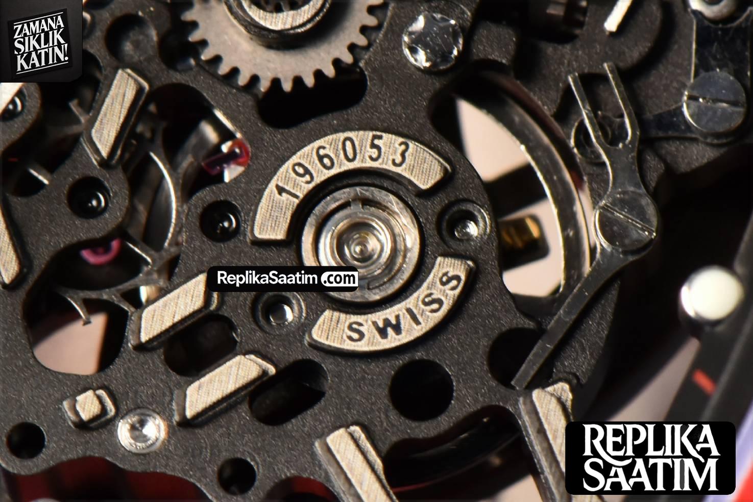 RM035-02 Real NTPT ZF Red Skeleton Dial Red Rubber Strap RMAL1 Clone -08
