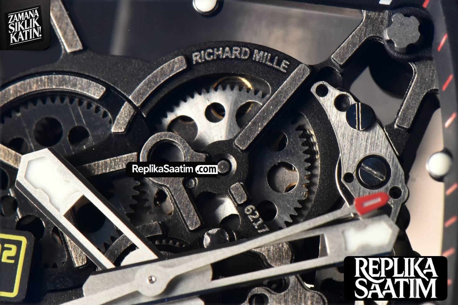 RM035-02 Real NTPT ZF Skeleton Dial Black Rubber Strap NH05A V5 -09