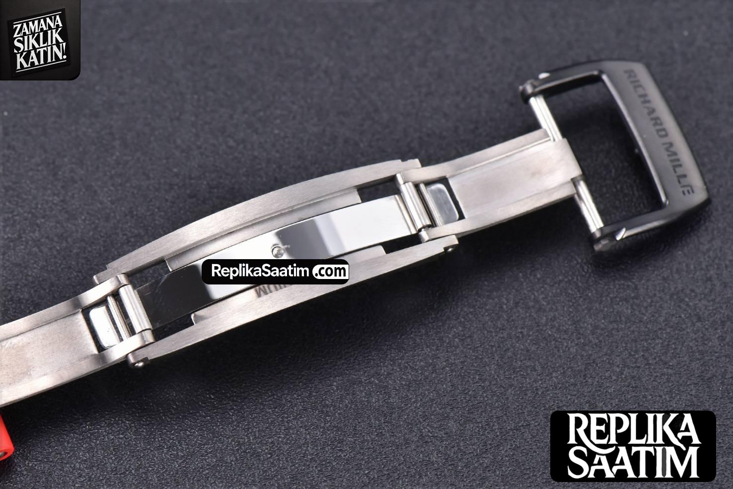 RM035-02 Real NTPT ZF Skeleton Dial on Red Rubber Strap NH05A V5 -23