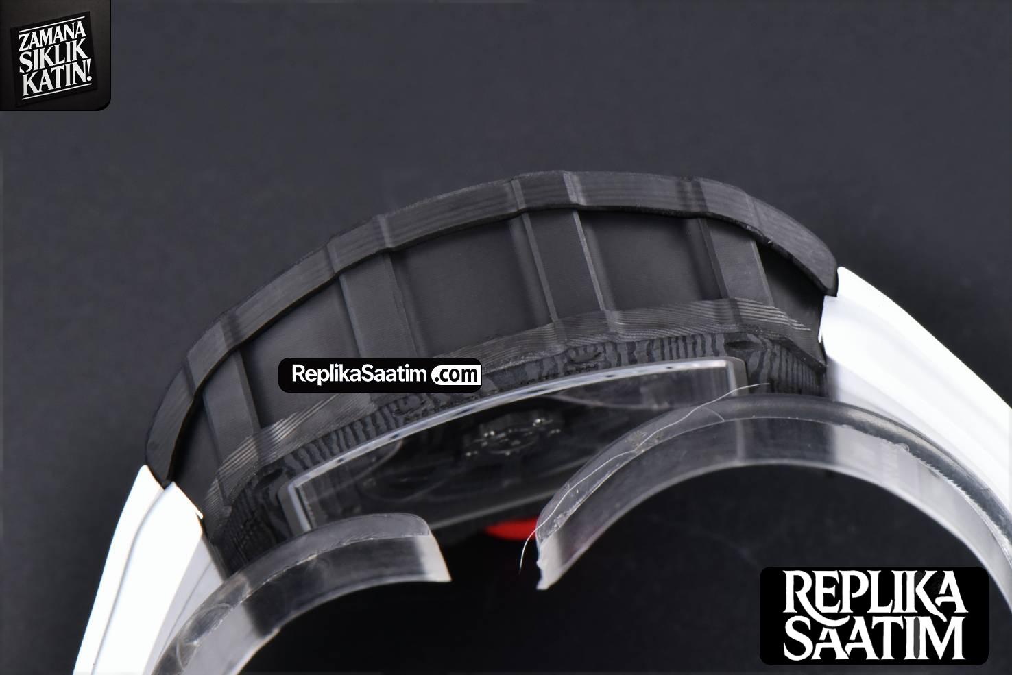 RM035-02 Real NTPT ZF Skeleton Dial White Rubber Strap NH05A -16
