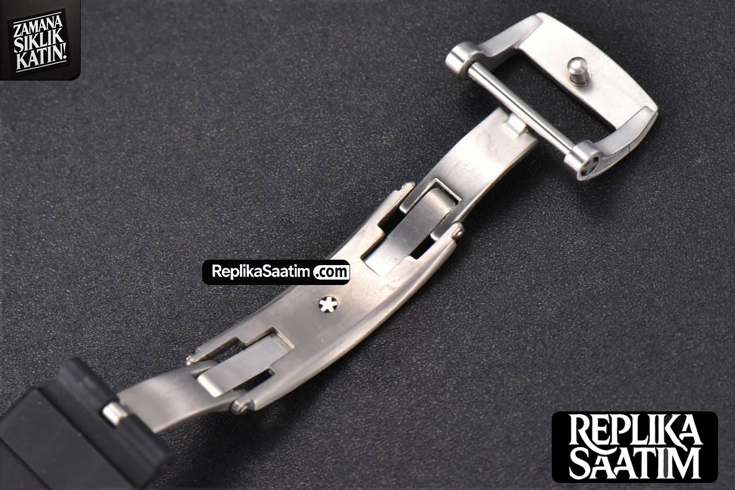 RM052 Skull Titanium Real Tourbillon 50mmx42mm JBF Skeleton Dial on Black Rubber Strap -14