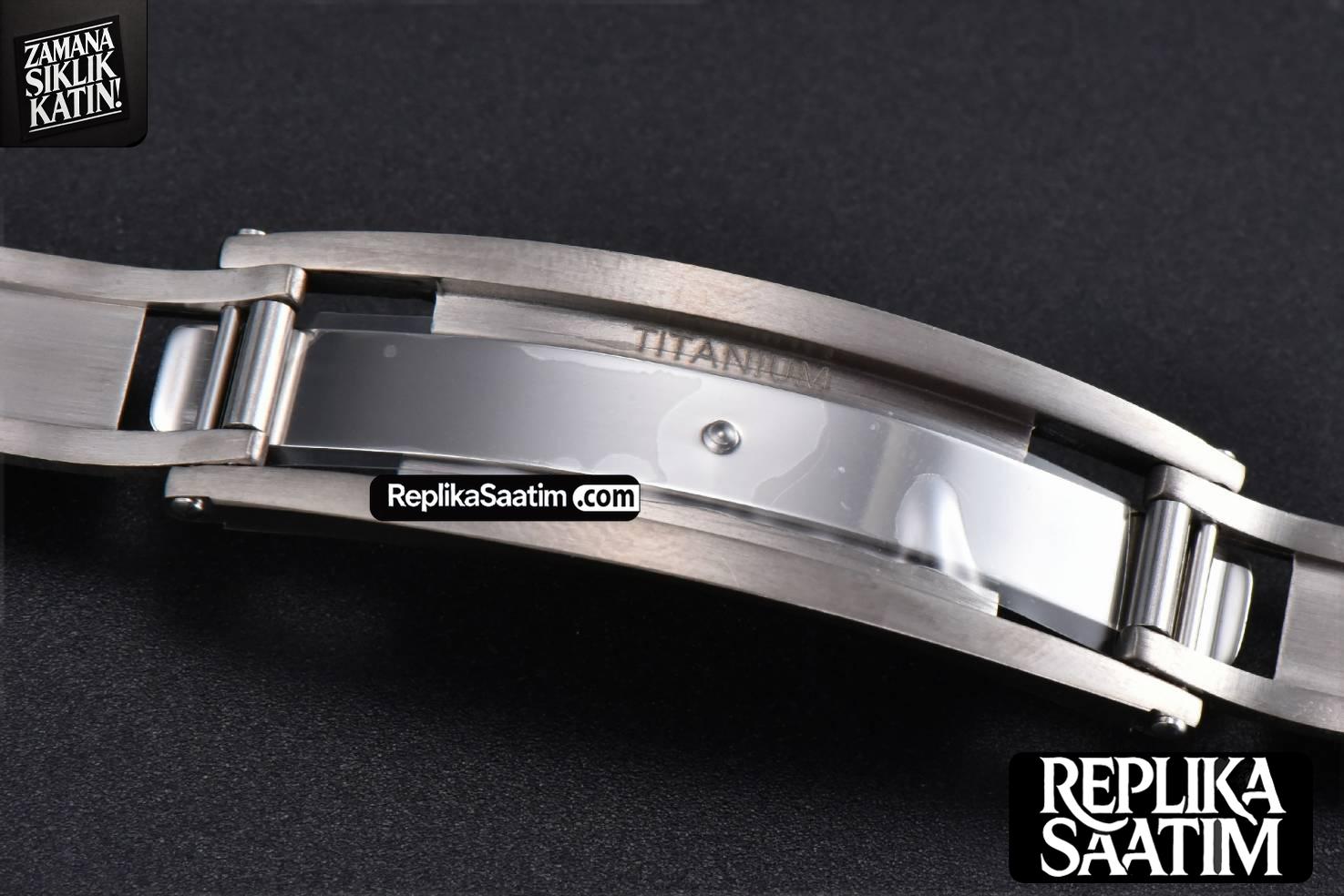 RM055 NTPT ZF White Bezel Black Crown on Black Rubber Strap RMUL2 Super Clone V6 -29