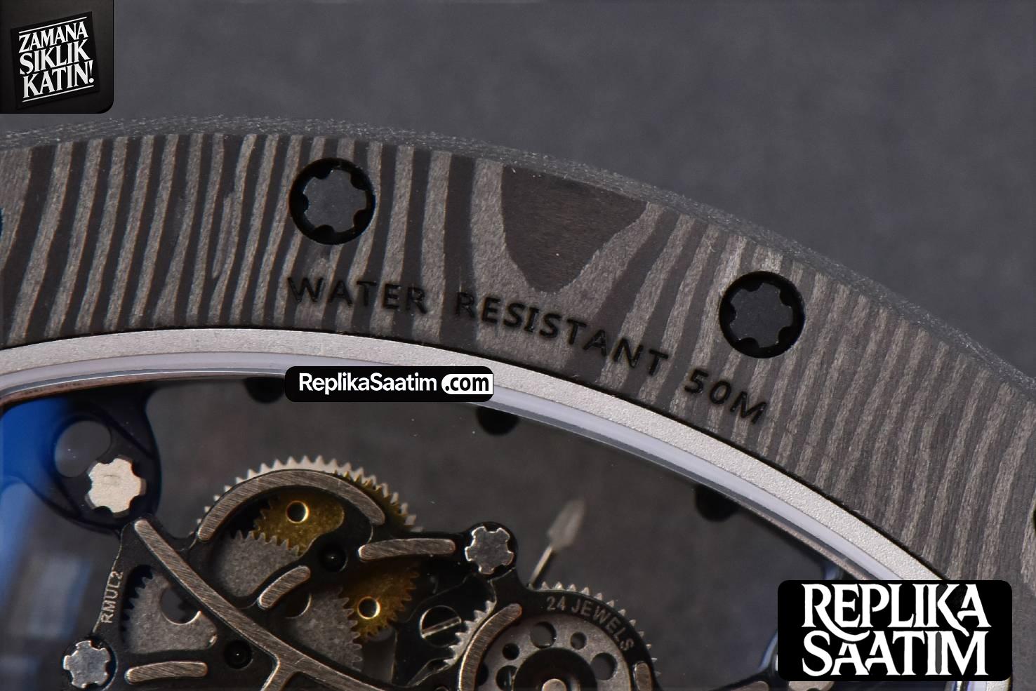 RM055 Real NTPT 42.7mm BBRF Red Skeleton Dial Red Rubber Strap RMUL2 -20