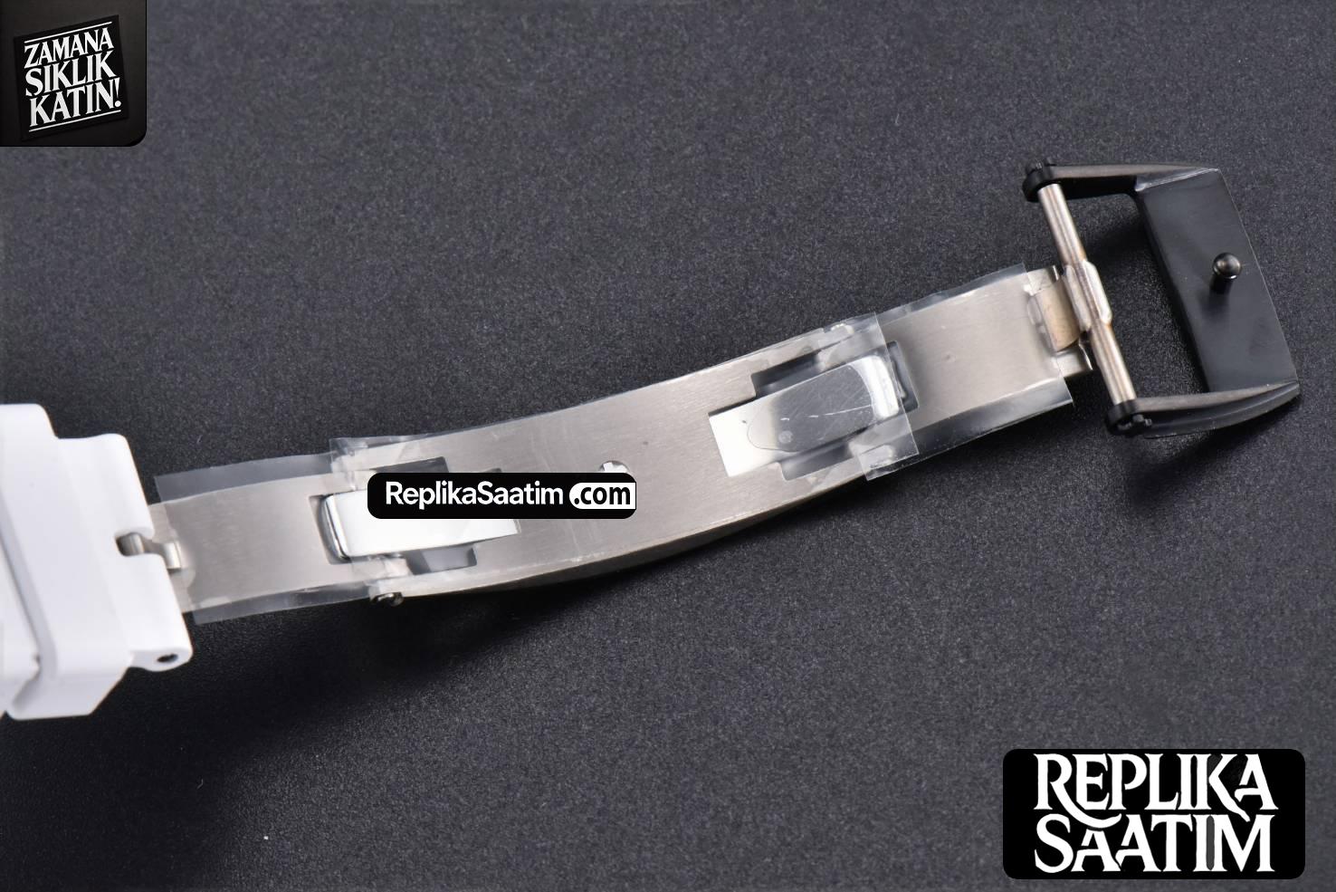 RM055 Real NTPT 42.7mm BBRF White Skeleton Dial White Rubber Strap RMUL2 -30