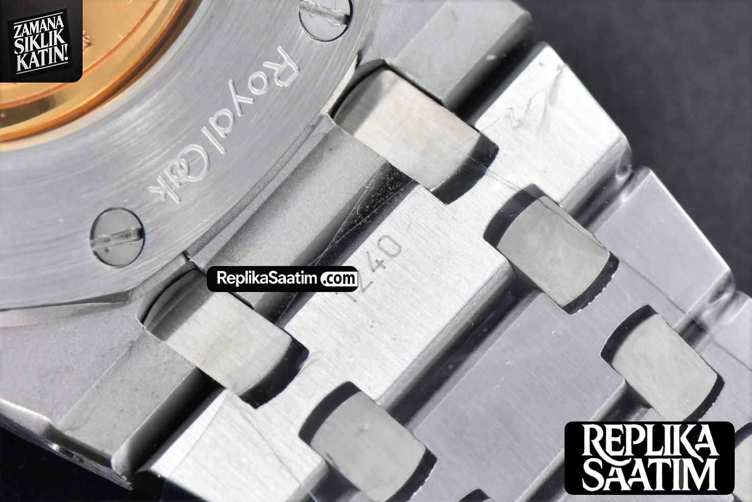 Royal Oak 15400 41mm IPF Black Textured Dial SS Bracelet SA3120 -27