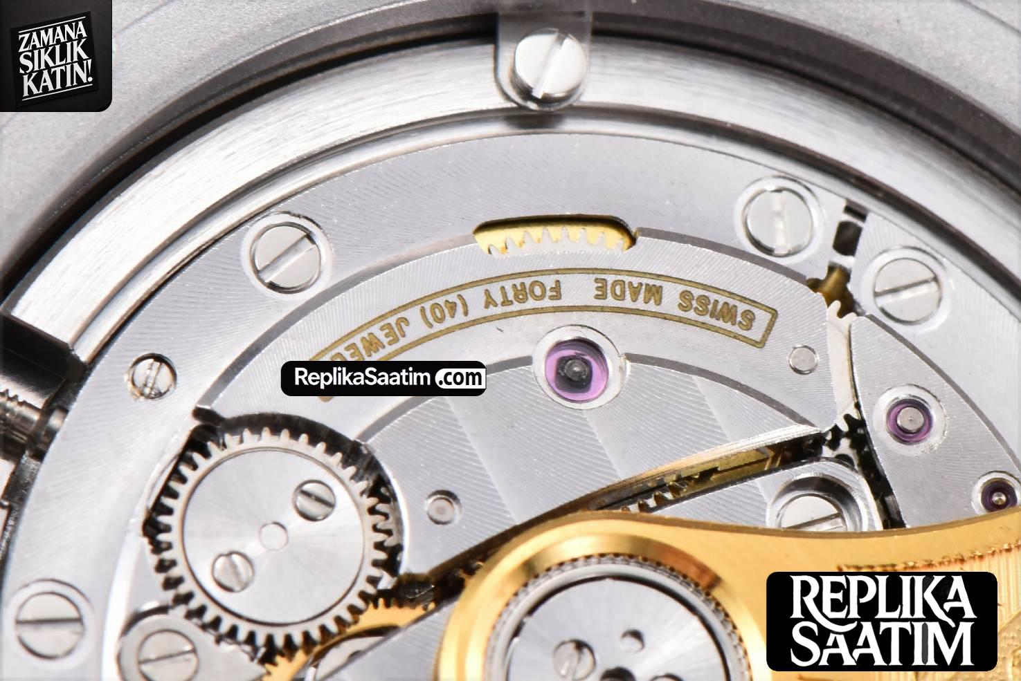 Royal Oak 15400 41mm IPF Blue Textured Dial SS Bracelet SA3120 -24