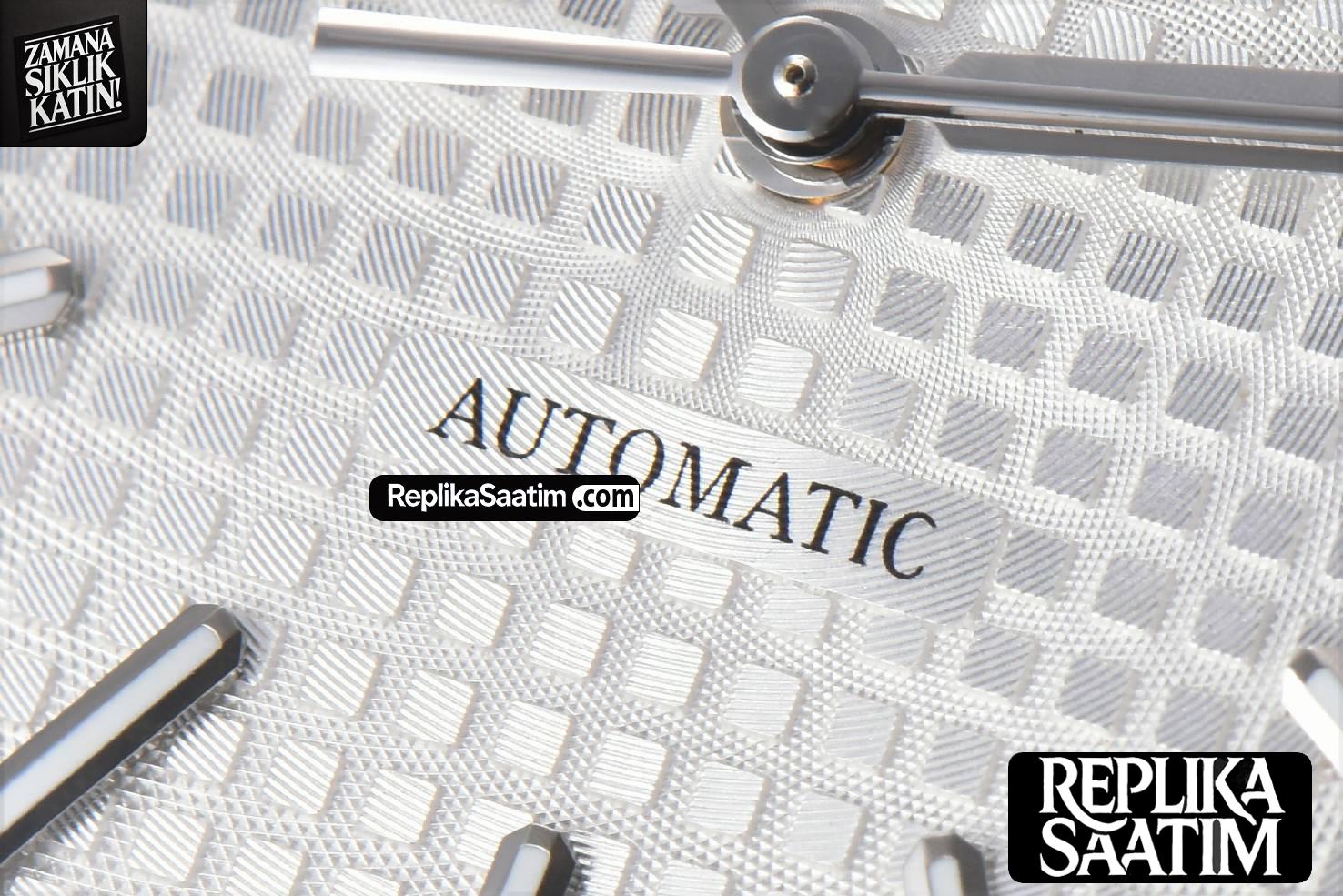 Royal Oak 15400 41mm IPF White Textured Dial SS Bracelet SA3120 -07
