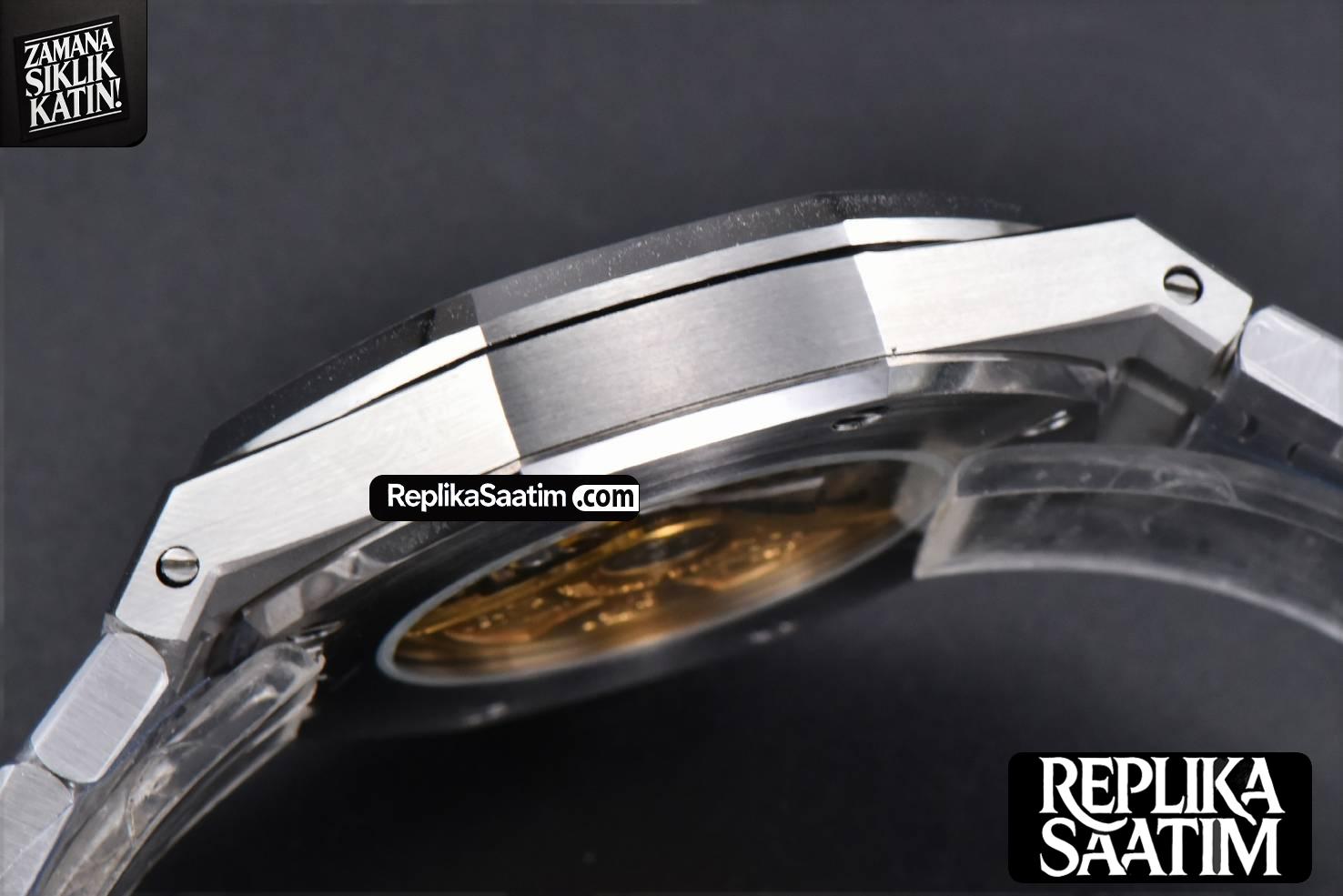 Royal Oak 15400 41mm IPF White Textured Dial SS Bracelet SA3120 -15