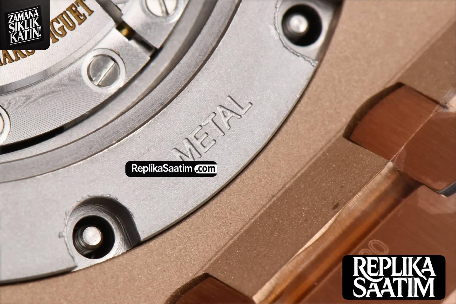 Royal Oak 15400 41mm RG ZF Black Textured Dial RG Bracelet SA3120 Super Clone -24