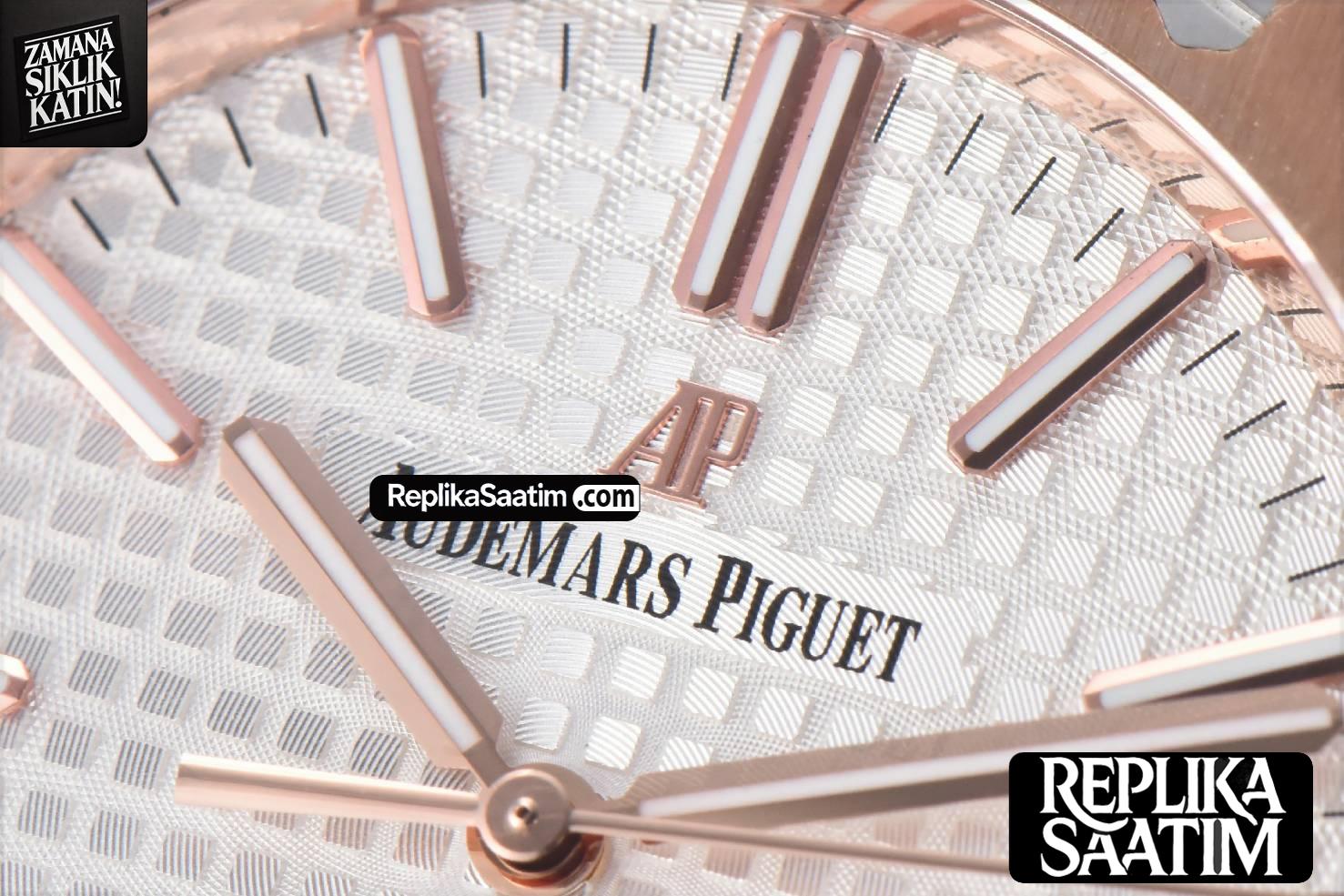 Royal Oak 15400 RG/SS 41mm IPF White Textured Dial RG/SS Bracelet SA3120 -05