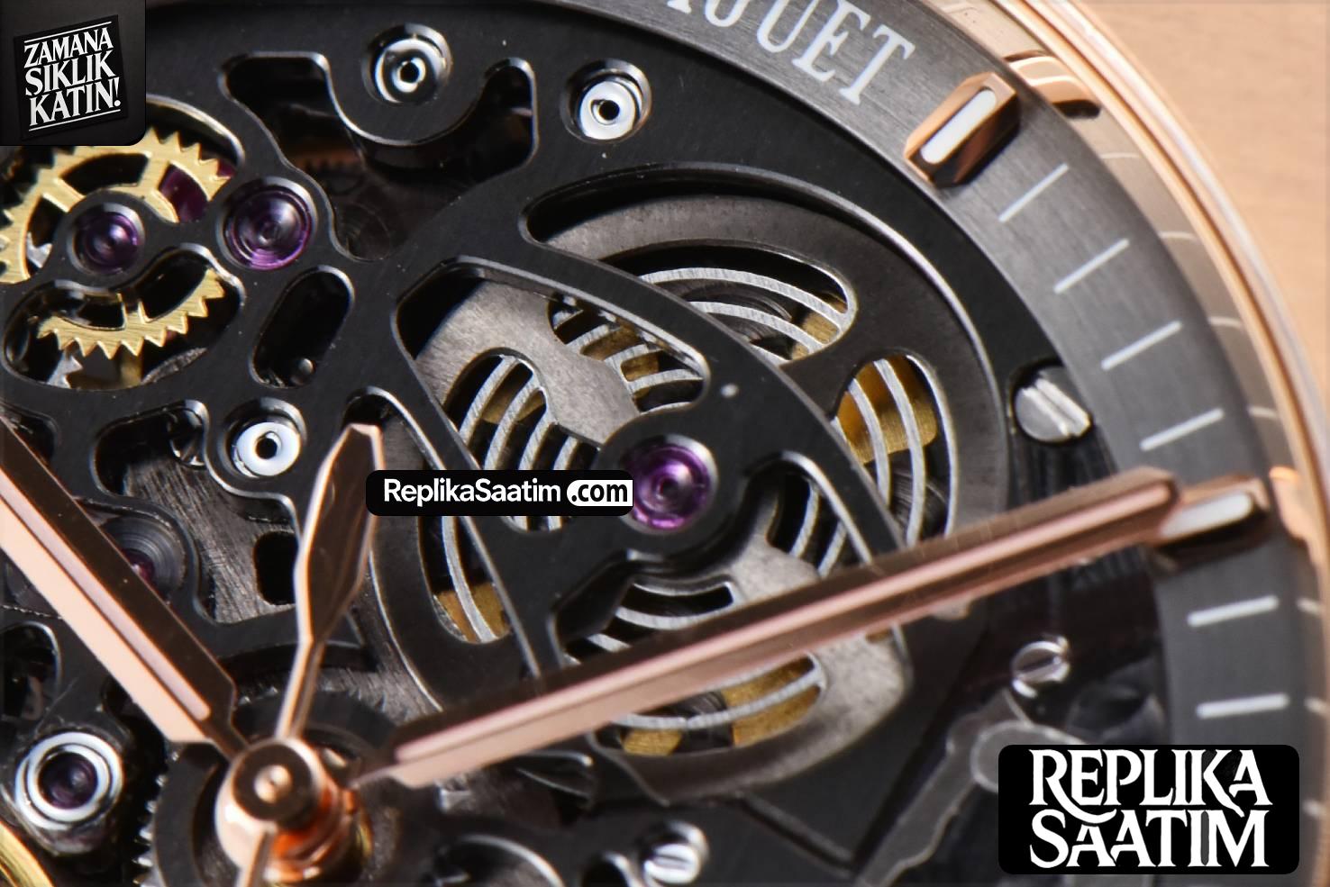 Royal Oak 15407 RG 41mm ZF Skeleton Dial  RG Bracelet A3132 -05