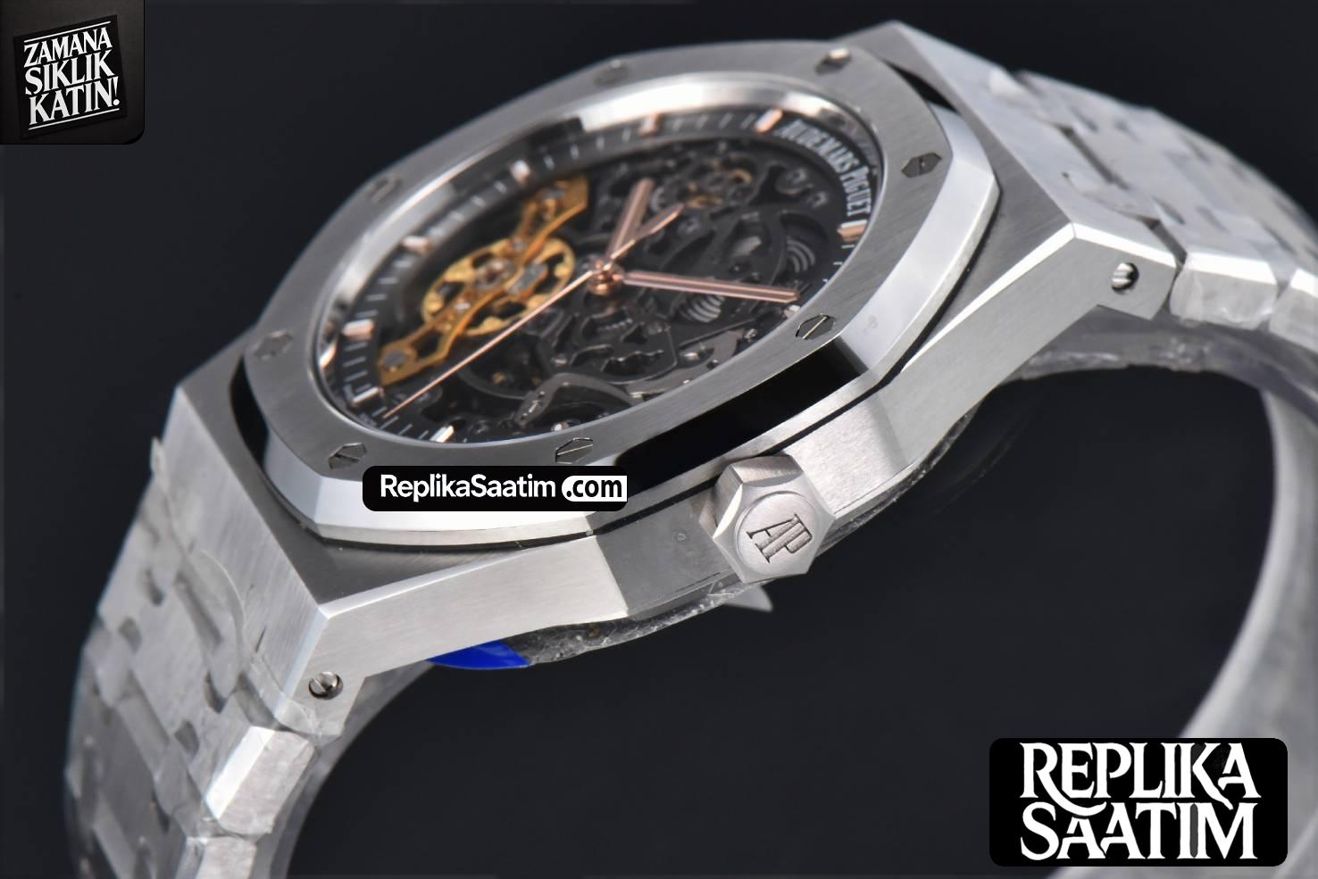 Royal Oak 15407ST 41mm ZF Skeleton Dial A3132 -10